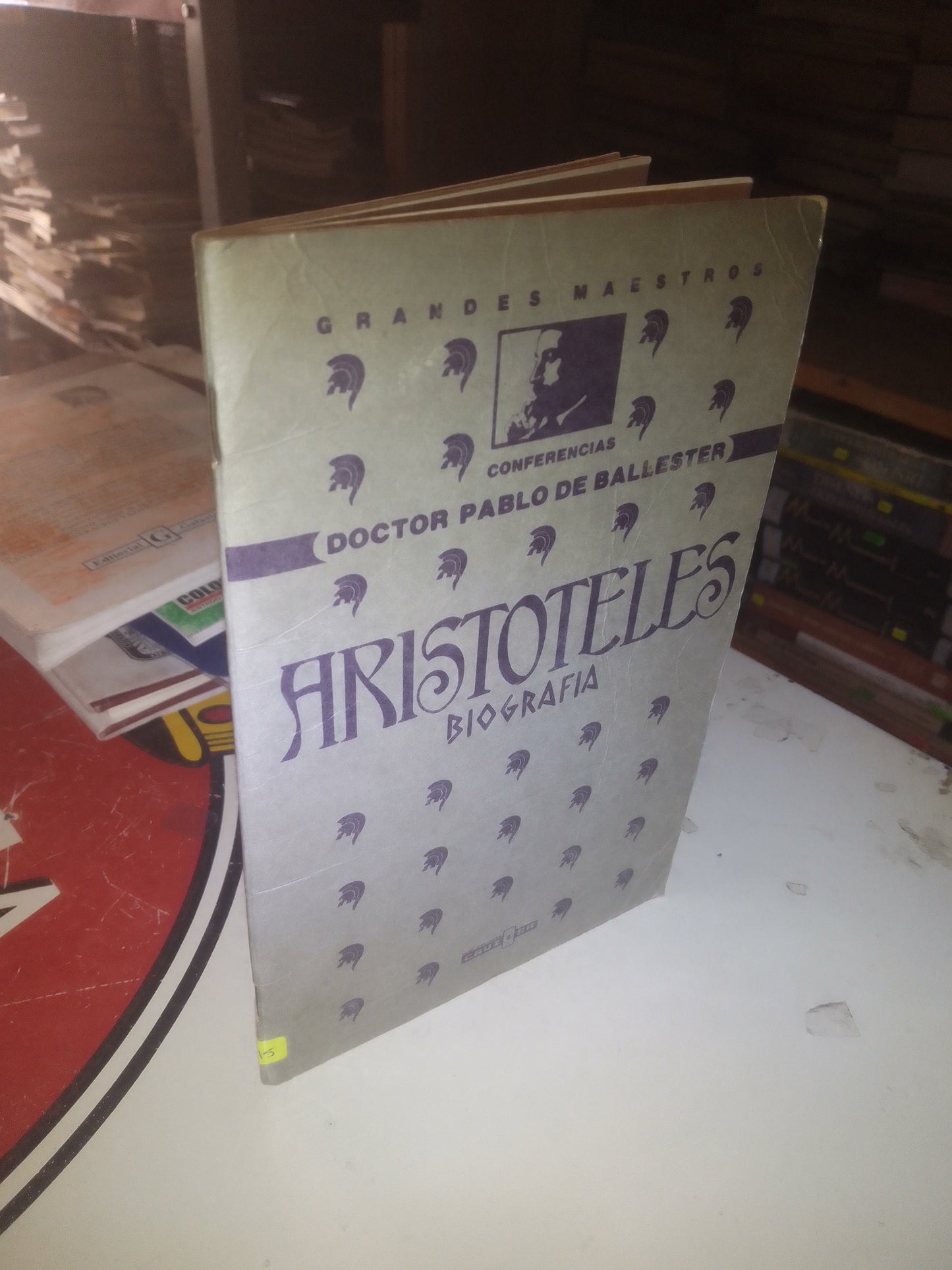 ARISTÓTELES (BIOGRAFÍA) POR PABLO DE BALLESTER USADO HISTORIA LITERARIO 207