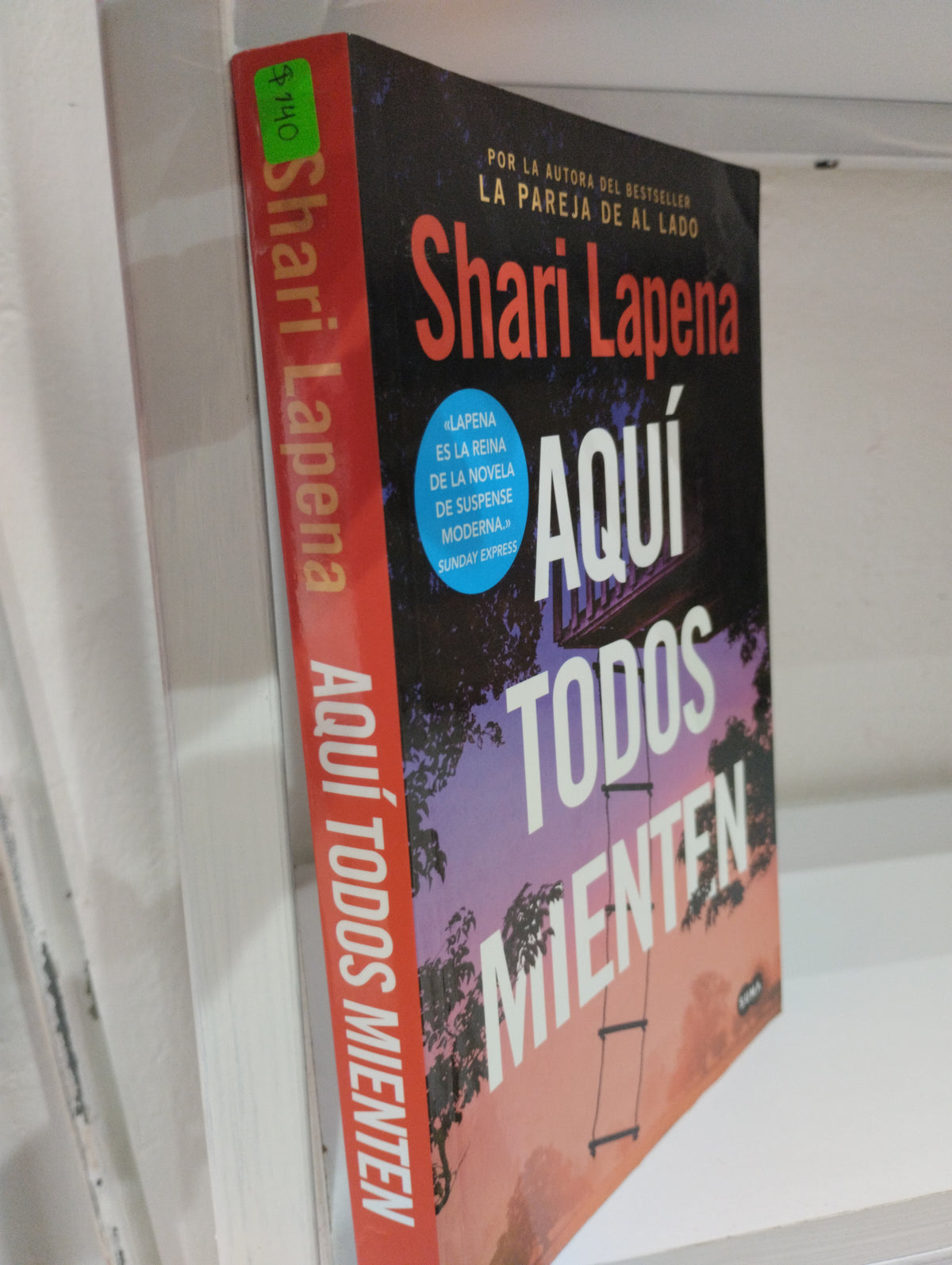 AQUI TODOS MIENTEN SAHRI LAPENA USADO NOVELAS JUAREZ 515