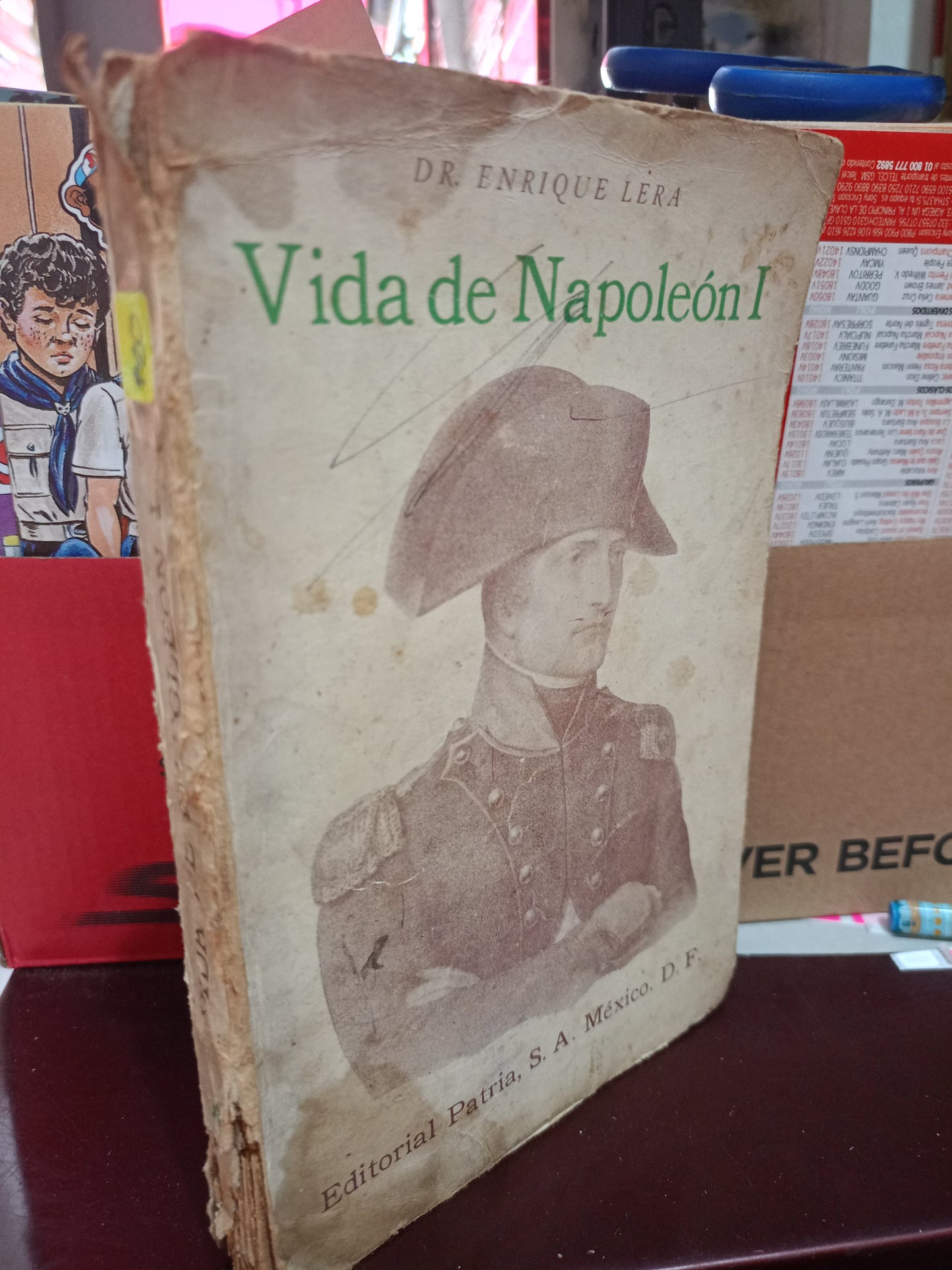 VIDA DE NAPOLEON I POR DR. ENRIQUE LERA USADO HISTORIA LITERARIO 305