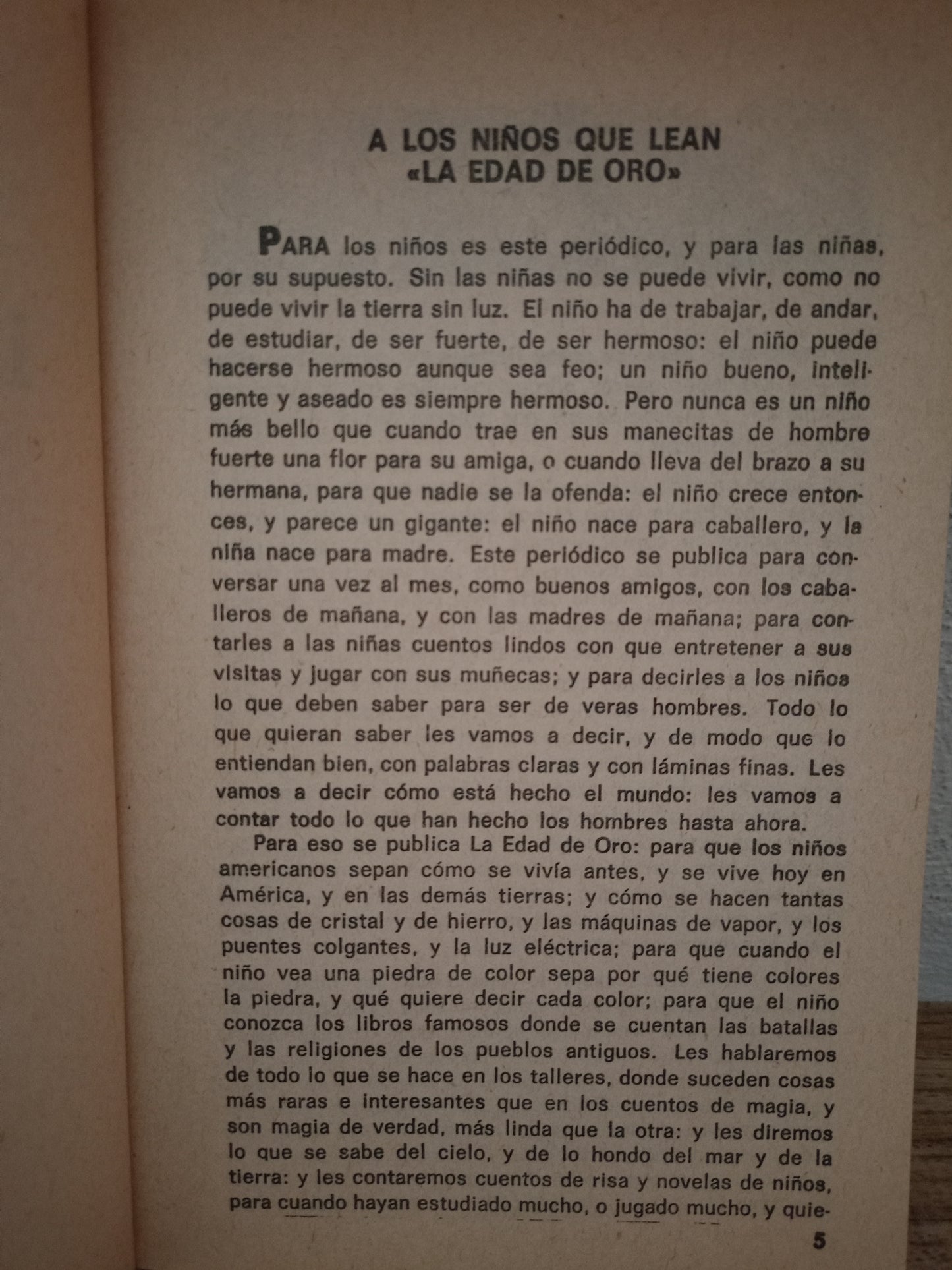 LA EDAD DE ORO POR JOSE MARTI USADO NOVELA LITERARIO 305
