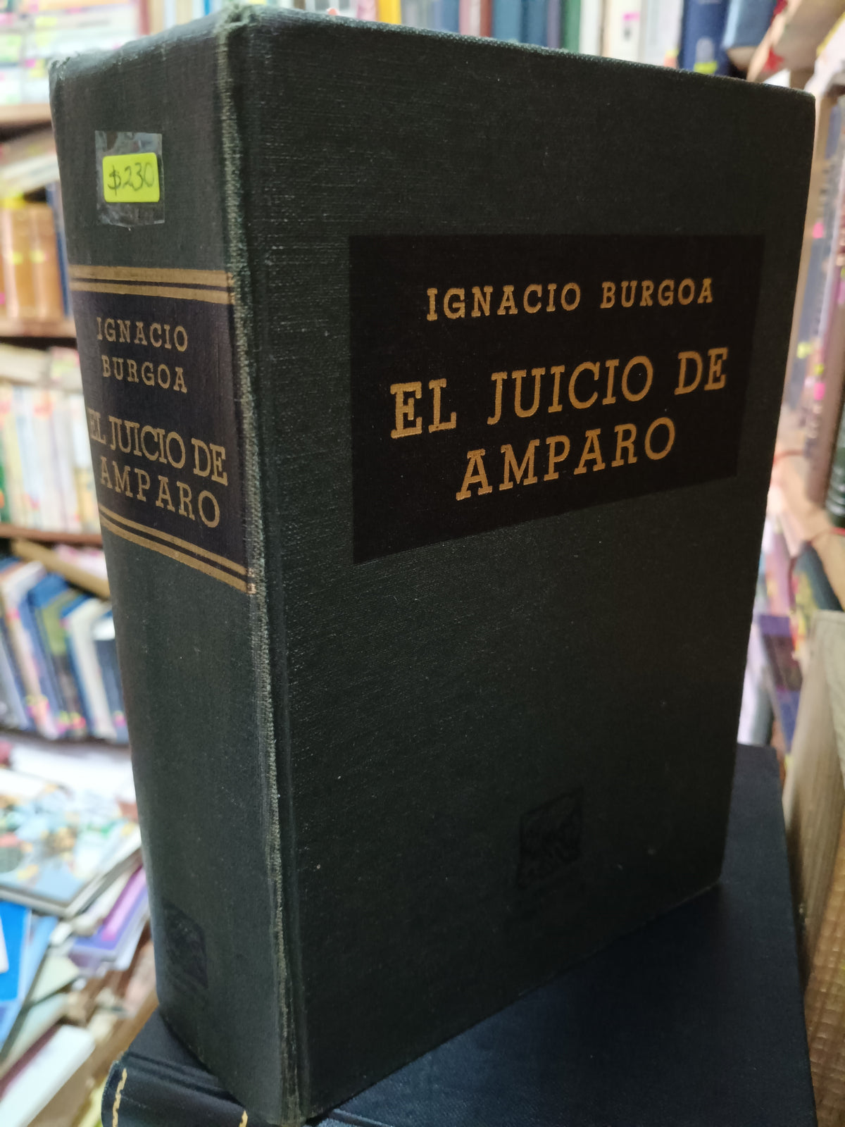 EL JUICIO DE AMPARO IGNACIO BURGOA USADO DERECHO LITERARIO 305