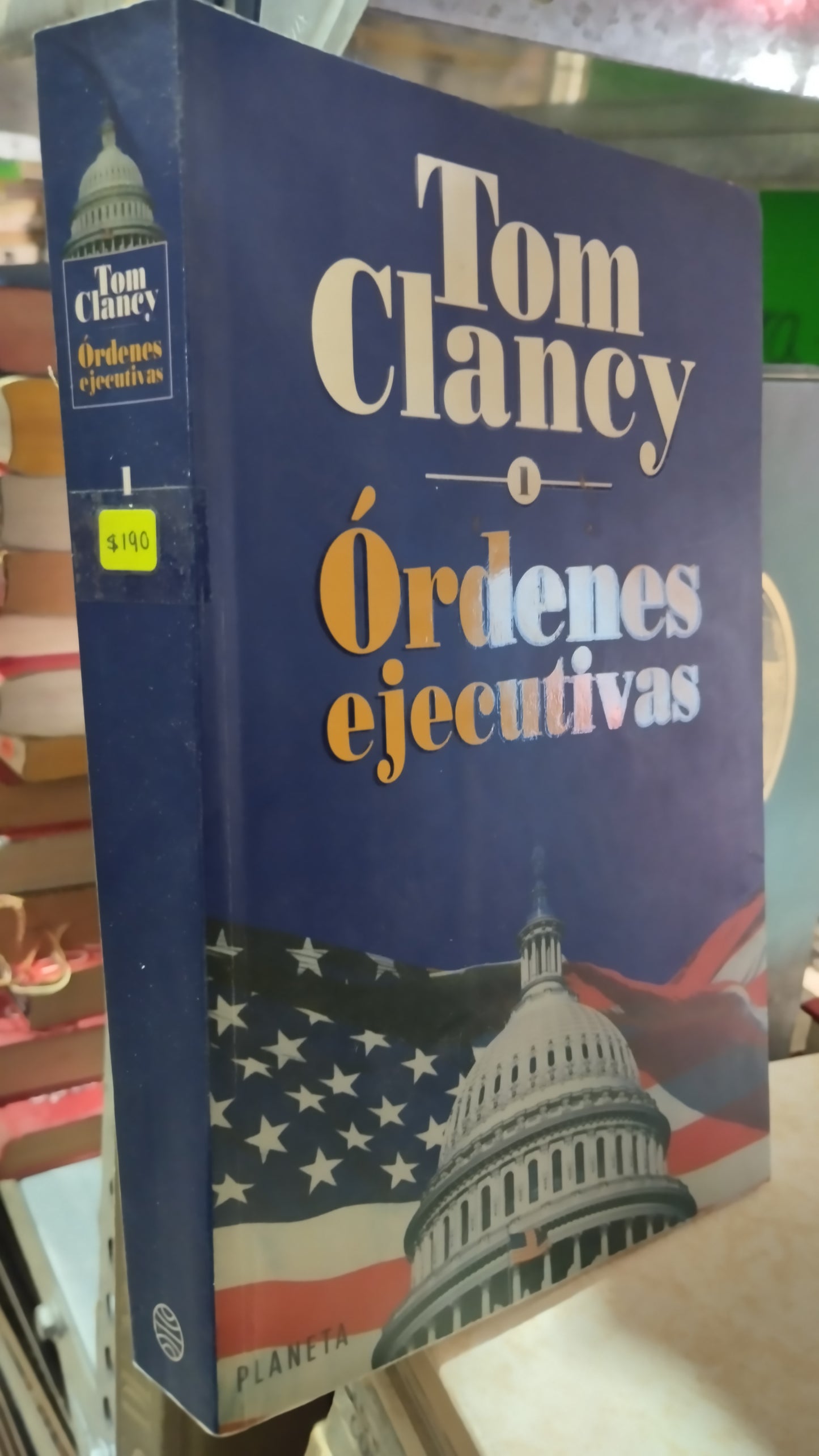 ORDENAS EJECUTIVAS POR TOM CLANCY LIBRO USADO NOVELAS ALDAMA