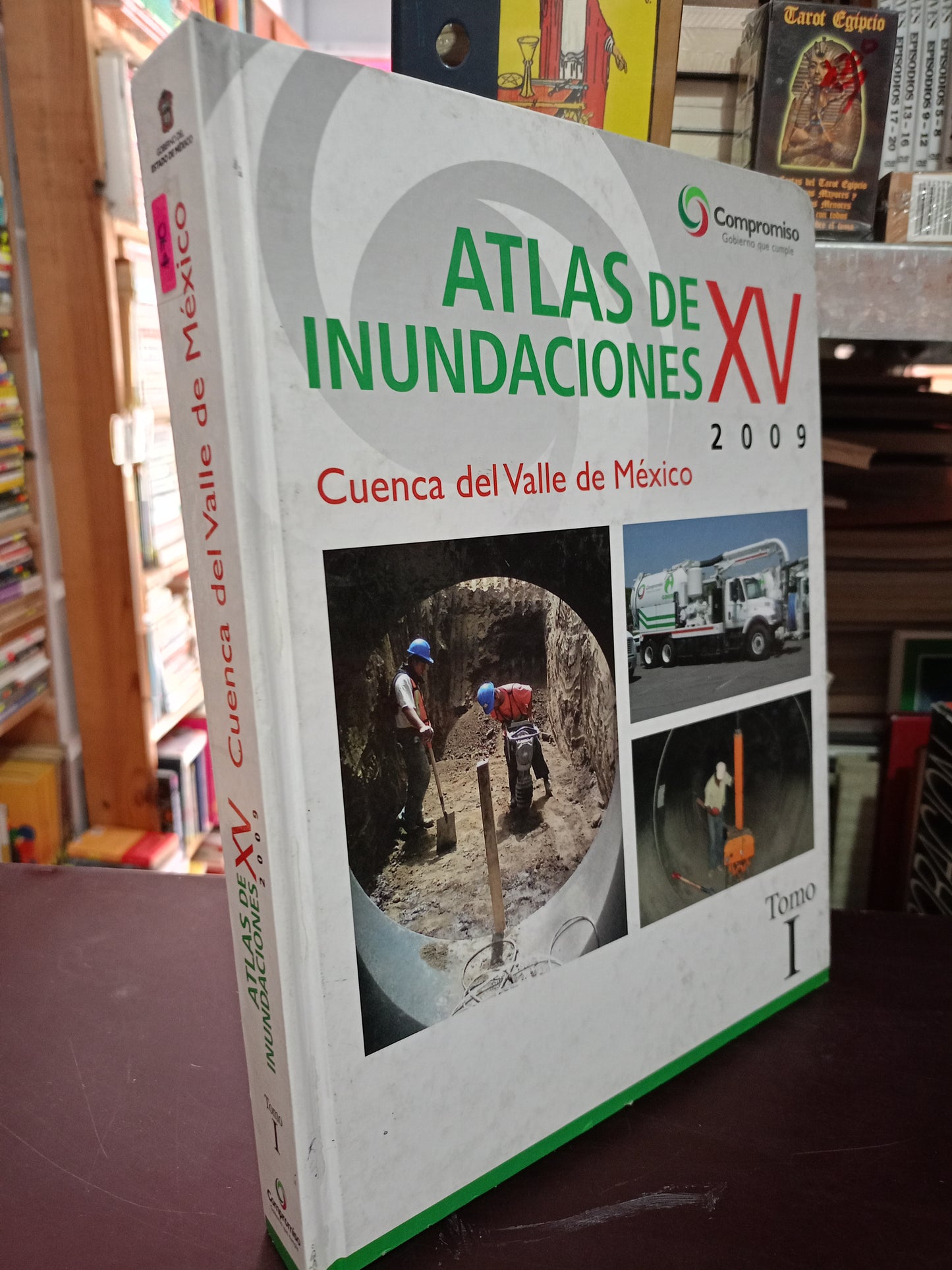 ATLAS DE INUNDACIONES XV 2009 CUENCA DEL VALLE DE MEXICO USADO HISTORIA LITERARIO 305