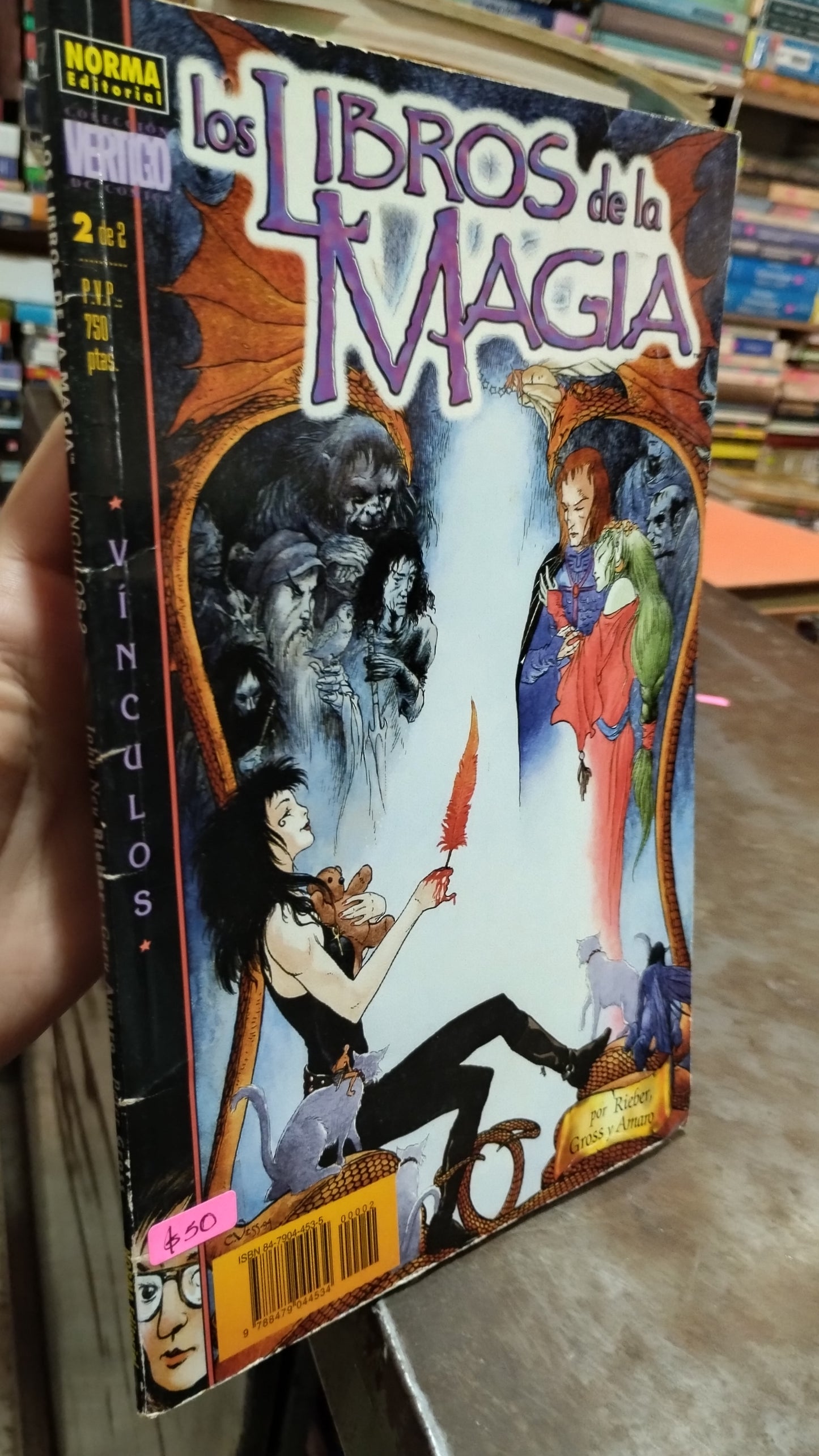 LOS LIBROS DE LA MAGIA POR EDITORIAL NORMA LIBRO USADO NOVELAS ALDAMA