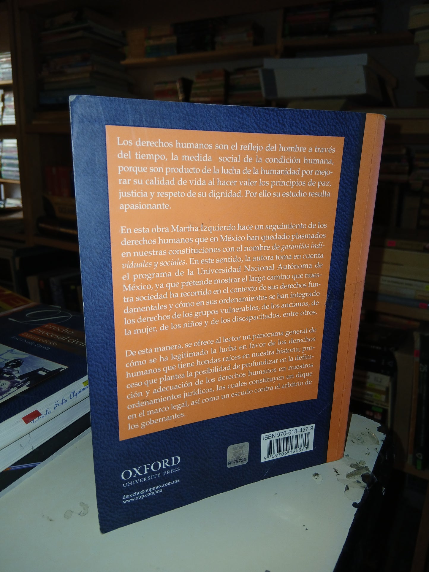 GARANTIAS INDIVIDUALES POR MARTHA ELBA IZQUIERDO MUCIÑO USADO DERECHO LITERARIO 207