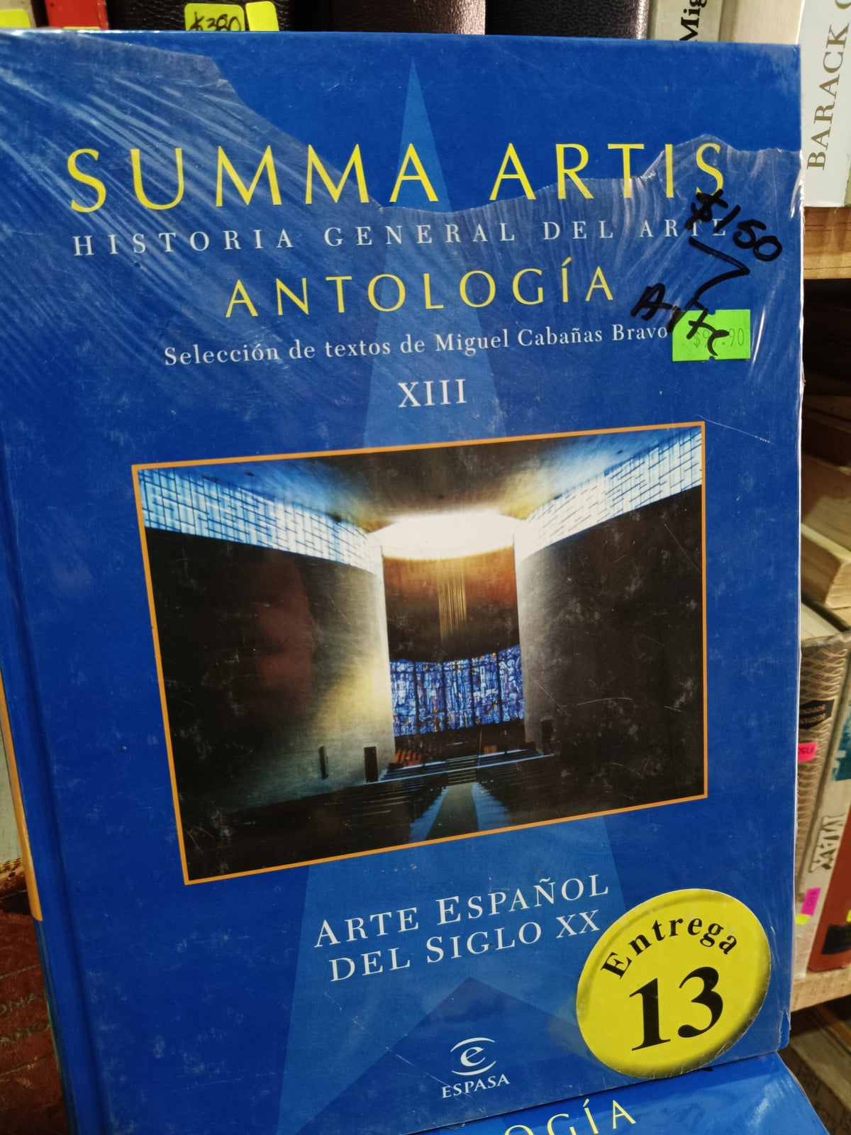 ARTE ESPAÑOL DEL SIGLO XX SUMMA ARTIS ANTOLOGIA USADO ARTE LITERARIO 305