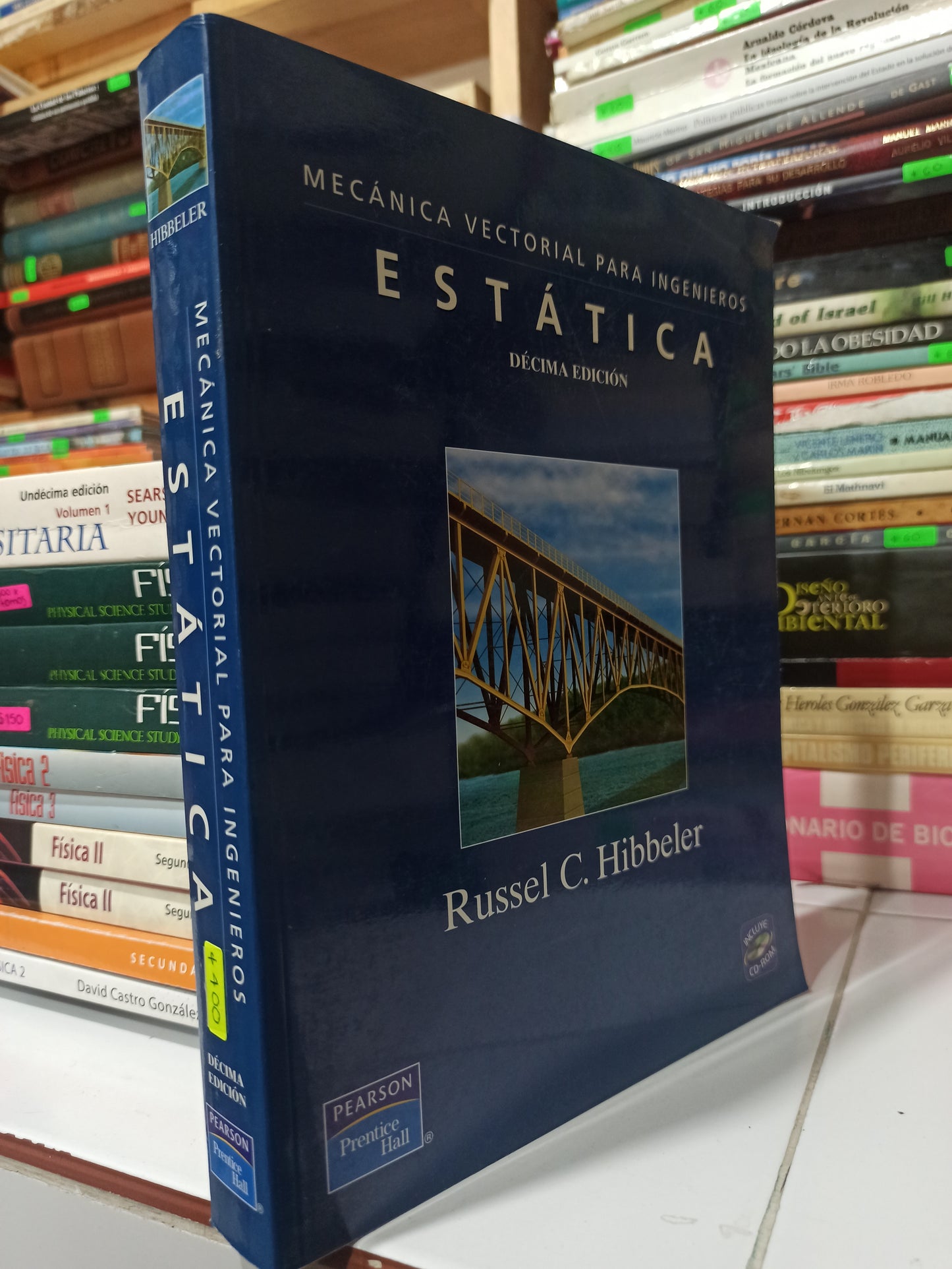 MECANICA VECTORIAL PARA INGENIEROS ESTATICA POR RUSSEL C. HIBBELER USADO FISICA JUÁREZ
