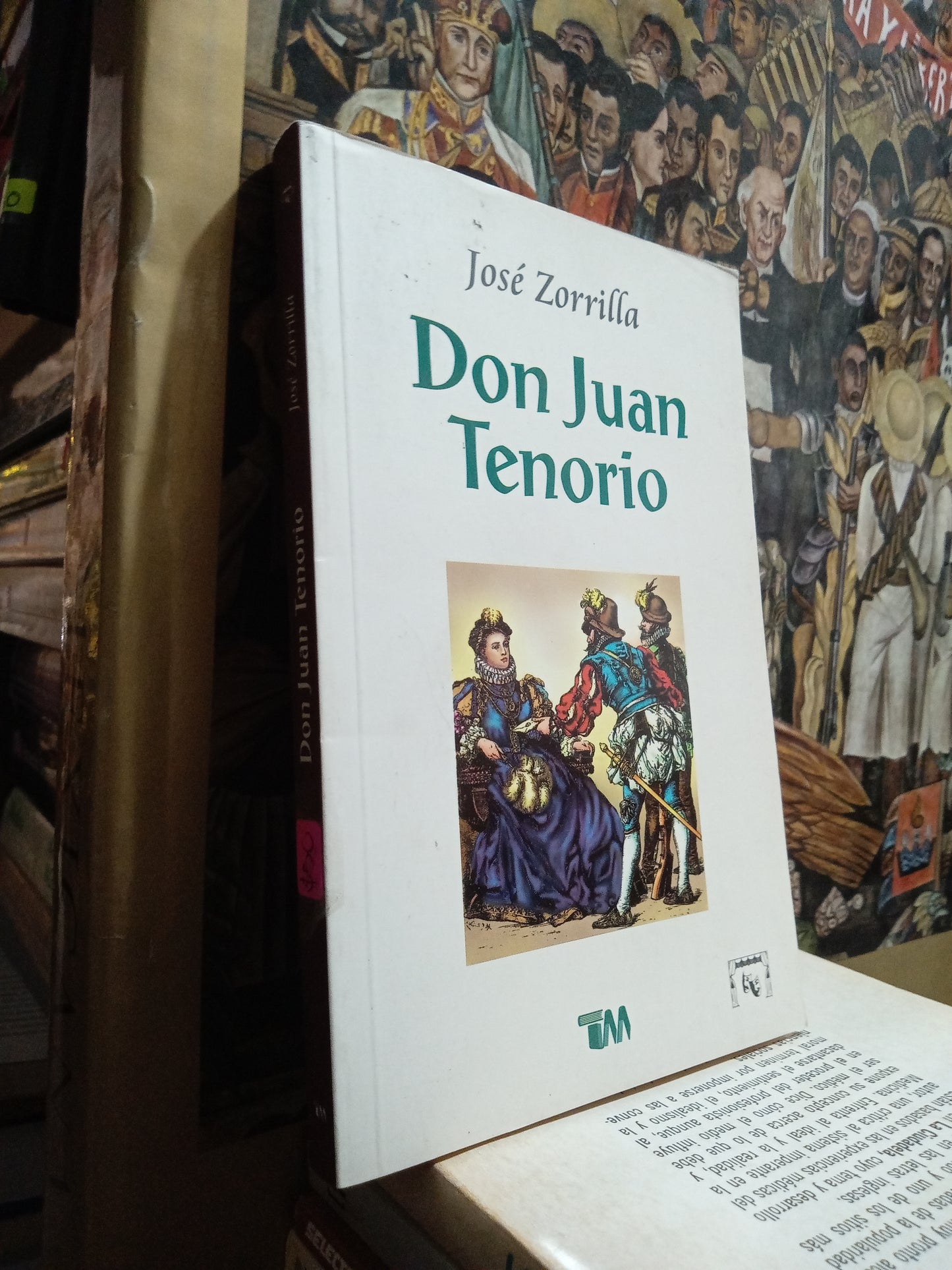 DON JUAN TENORIO POR JOSE ZORRILLA USADO NOVELA JUAREZ