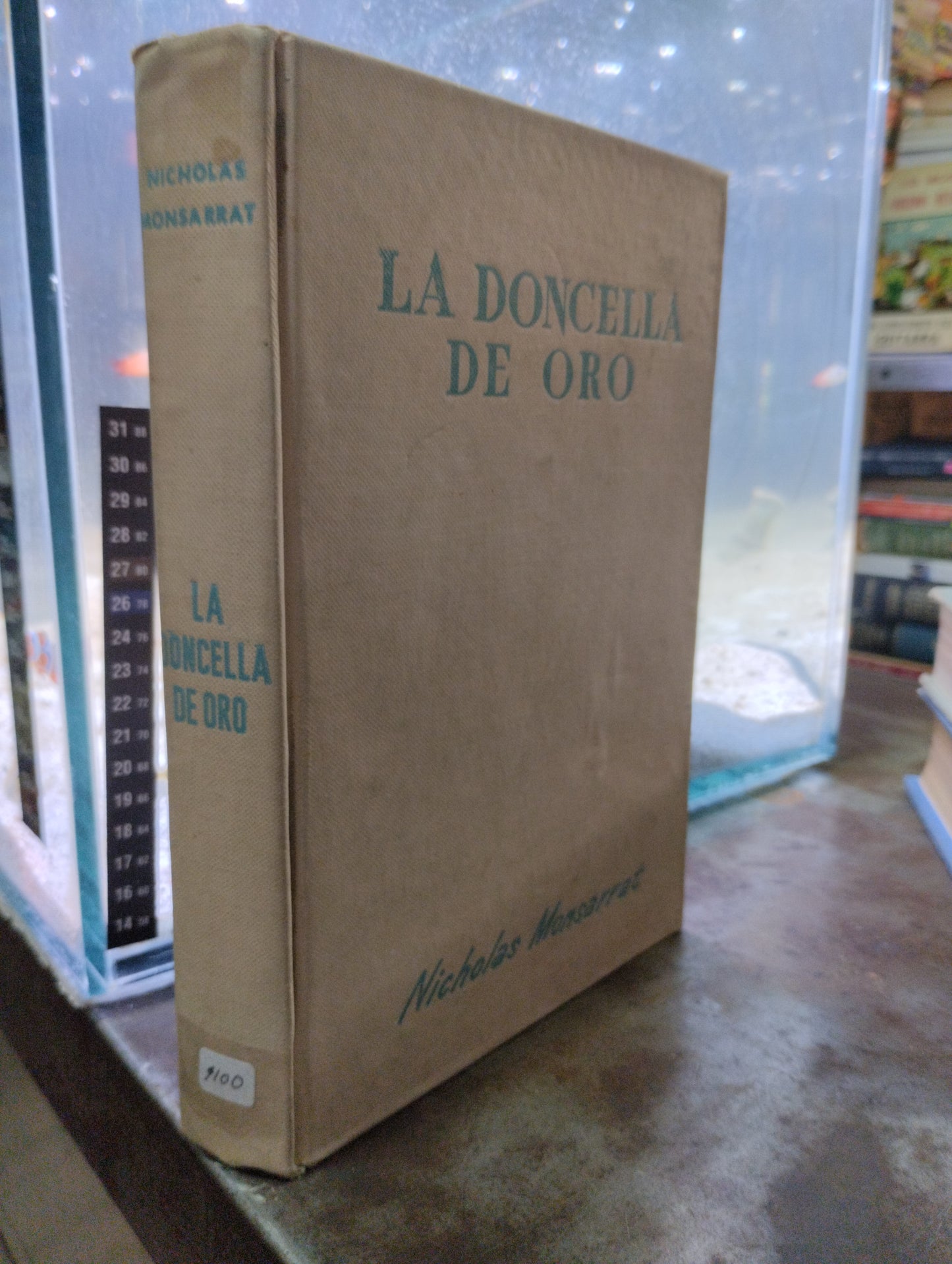 LA DONCELLA DE ORO PIR NICHOLAS MONSERRAT USADO NOVELAS ALDAMA