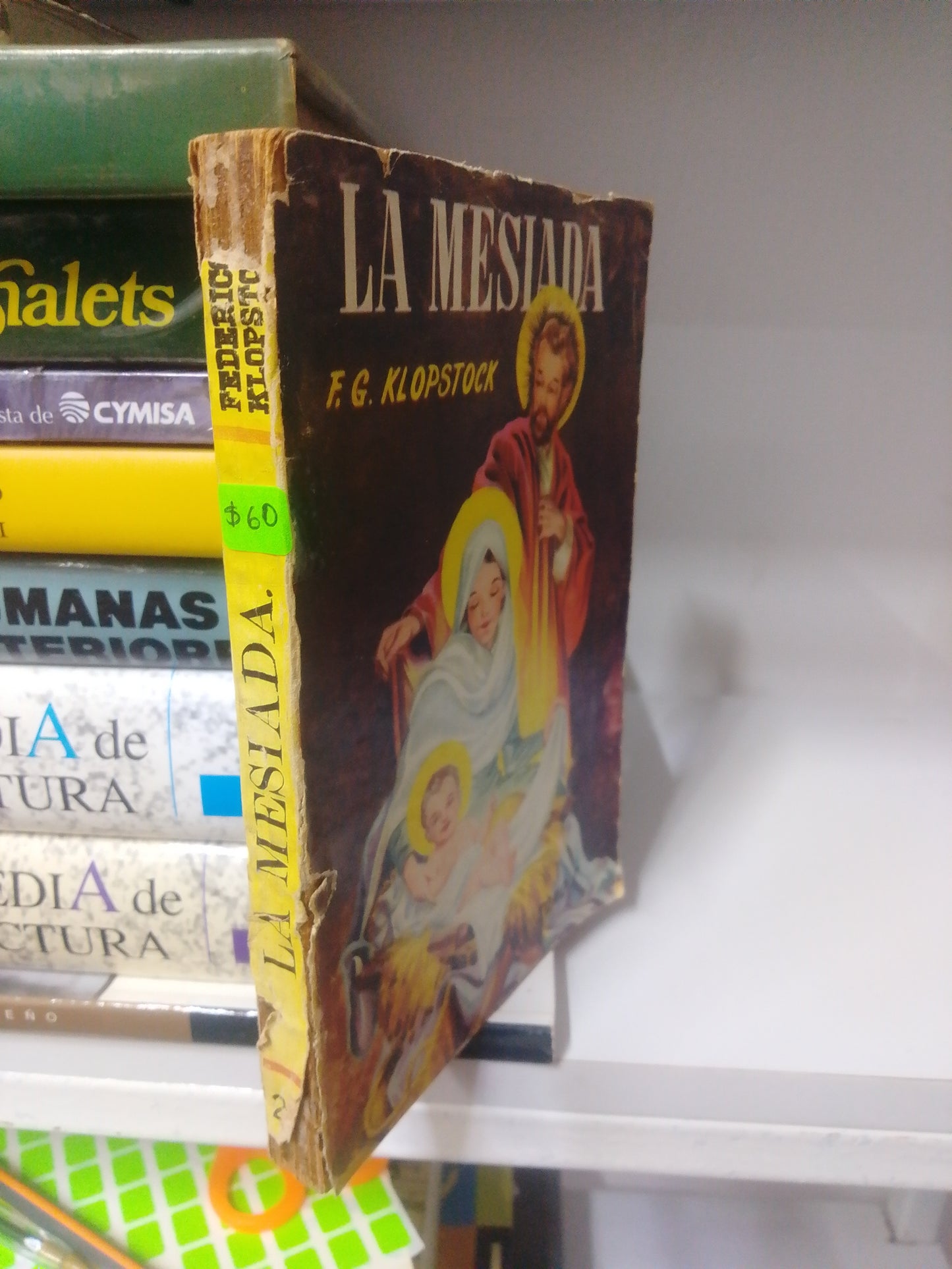LA MESIADA TOMO I, FEDERICO G. KLOPSTOCK, USADO, RELIGION, JUAREZ 515