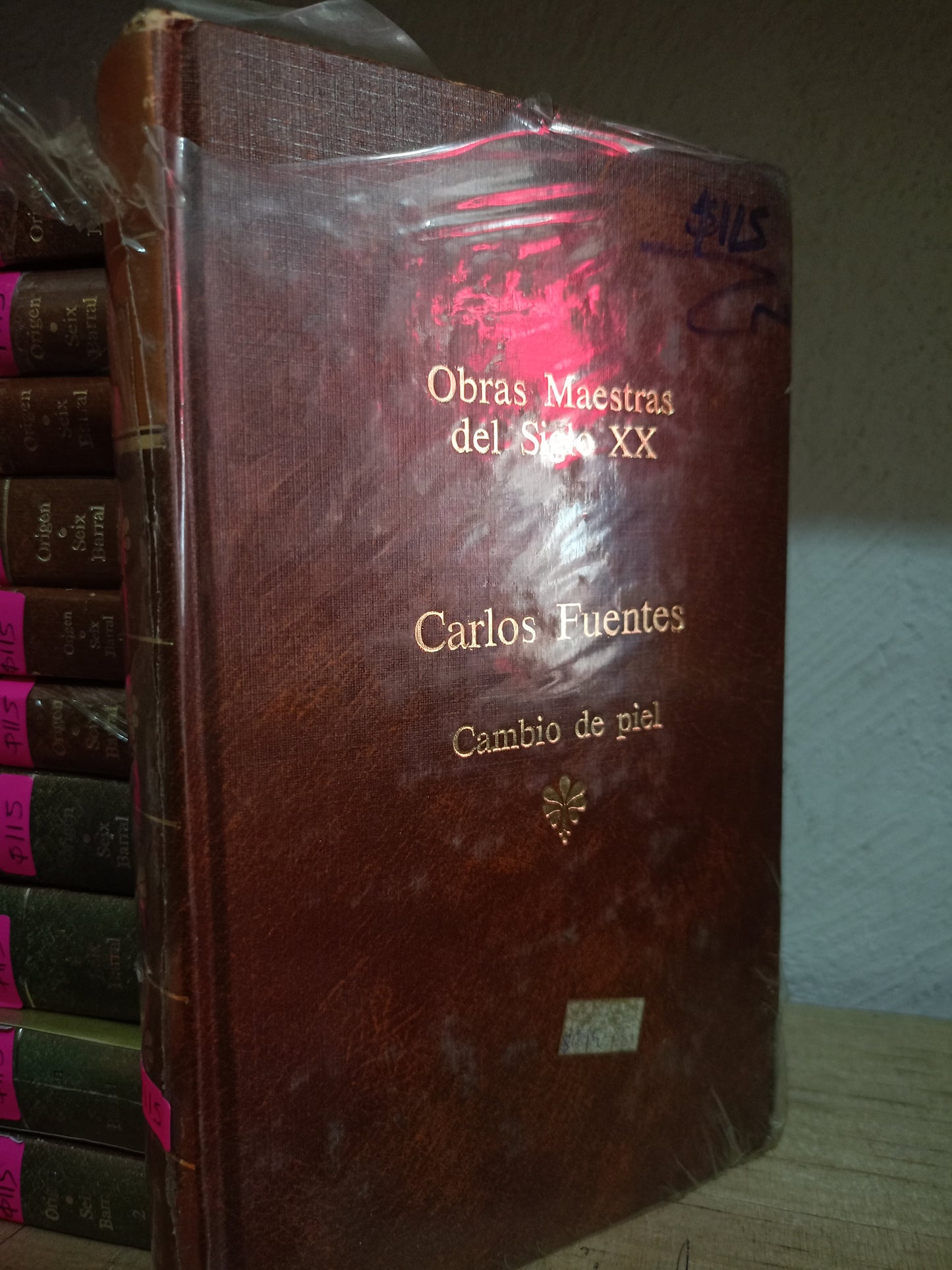 CAMBIO DE PIEL POR CARLOS FUENTES USADO NOVELA LITERARIO 305