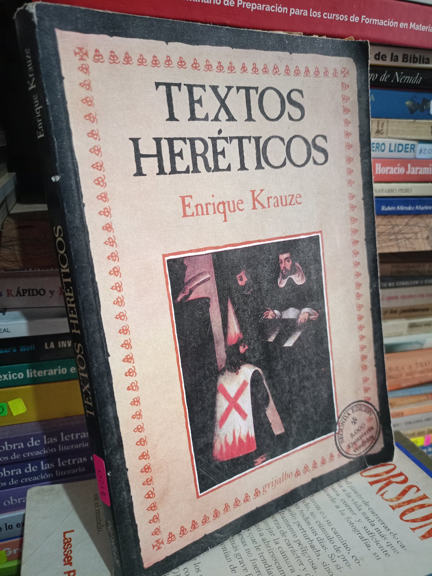 TEXTOS HERETICOS POR ENRIQUE KRAUZE USADO HISTORIA LITERARIO 305