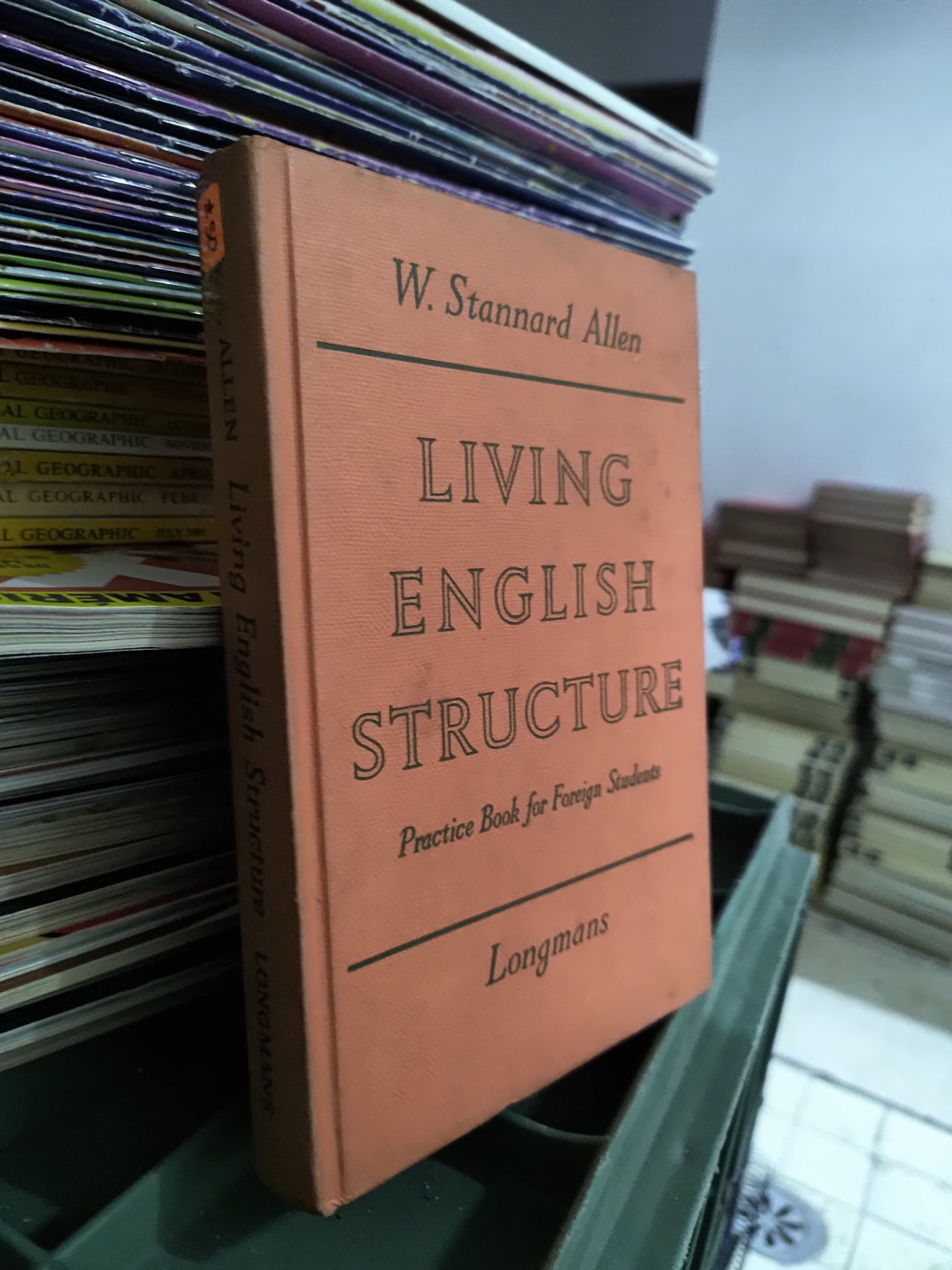 LIVING ENGLISH STRUCTURE POR W. STANNARD ALLEN USADO IDIOMAS JUAREZ 515