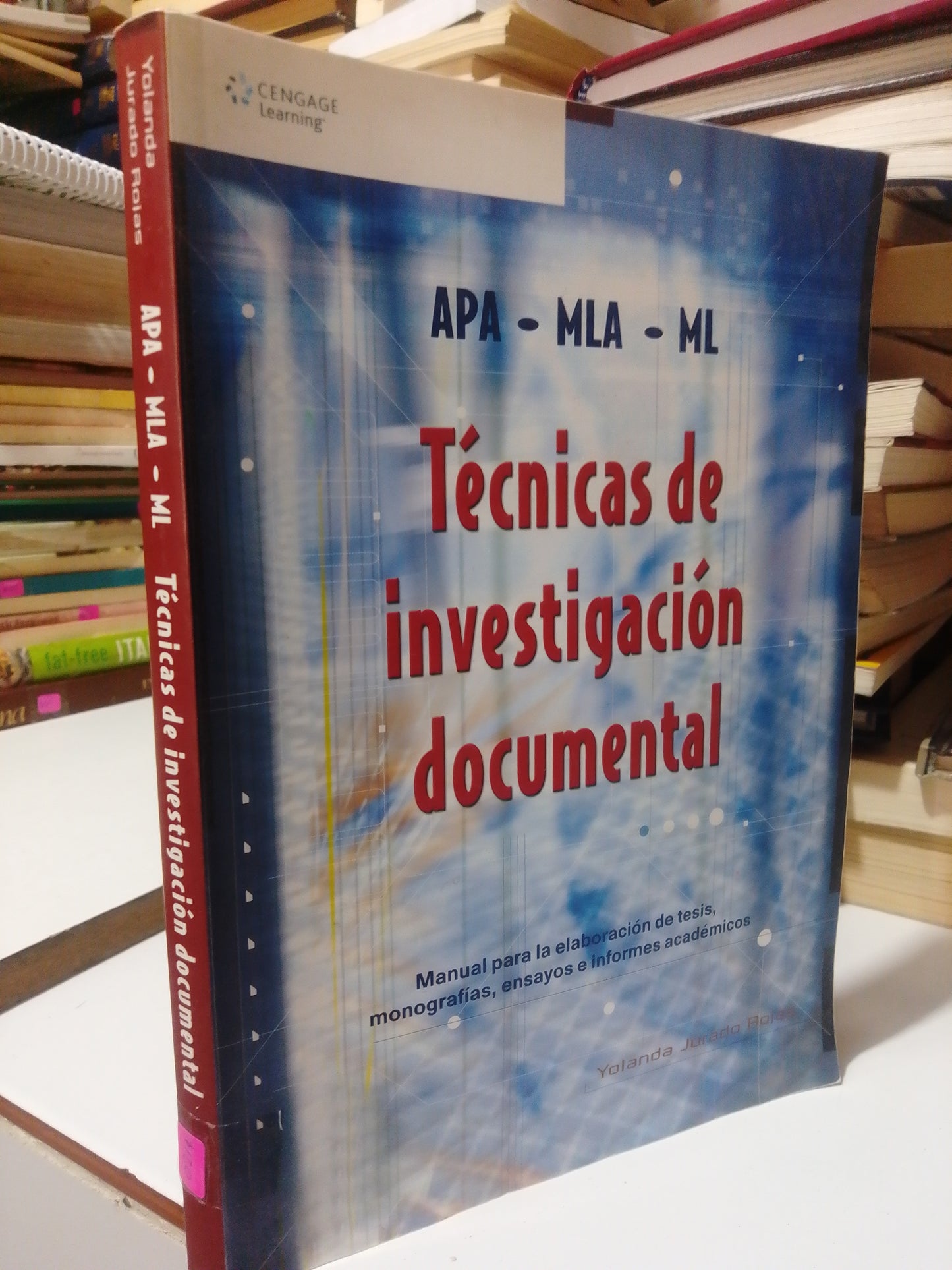TECNICAS DE INVESTIGACION DOCUMENTAL POR YOLANDA JURADO USADO EDUCACION JUAREZ