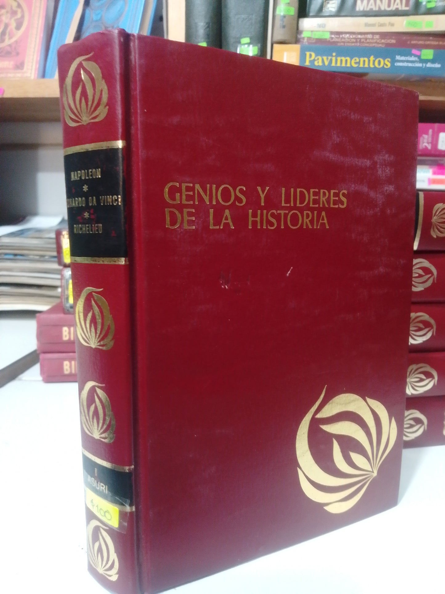 NAPOLEON , LEONARDO DA VINCI , RICHELIEU USADO HISTORIA JUAREZ