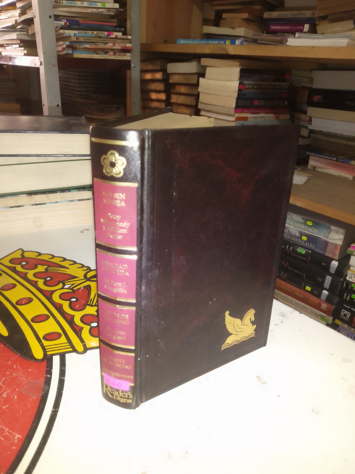 LIBROS CONDENSADOS: NO SIN MI HIJA POR BETTY MAHMOODY Y WILLIAM HOFFER, LEALTAD DIVIDIDA POR WILLIAM J. COUGHLIN, LAZOS DE INVIERNO POR CAMERON LANGFORD Y COYOTE AL ACECHO POR TONY HILLERMAN USADO NOVELA LITERARIO 207