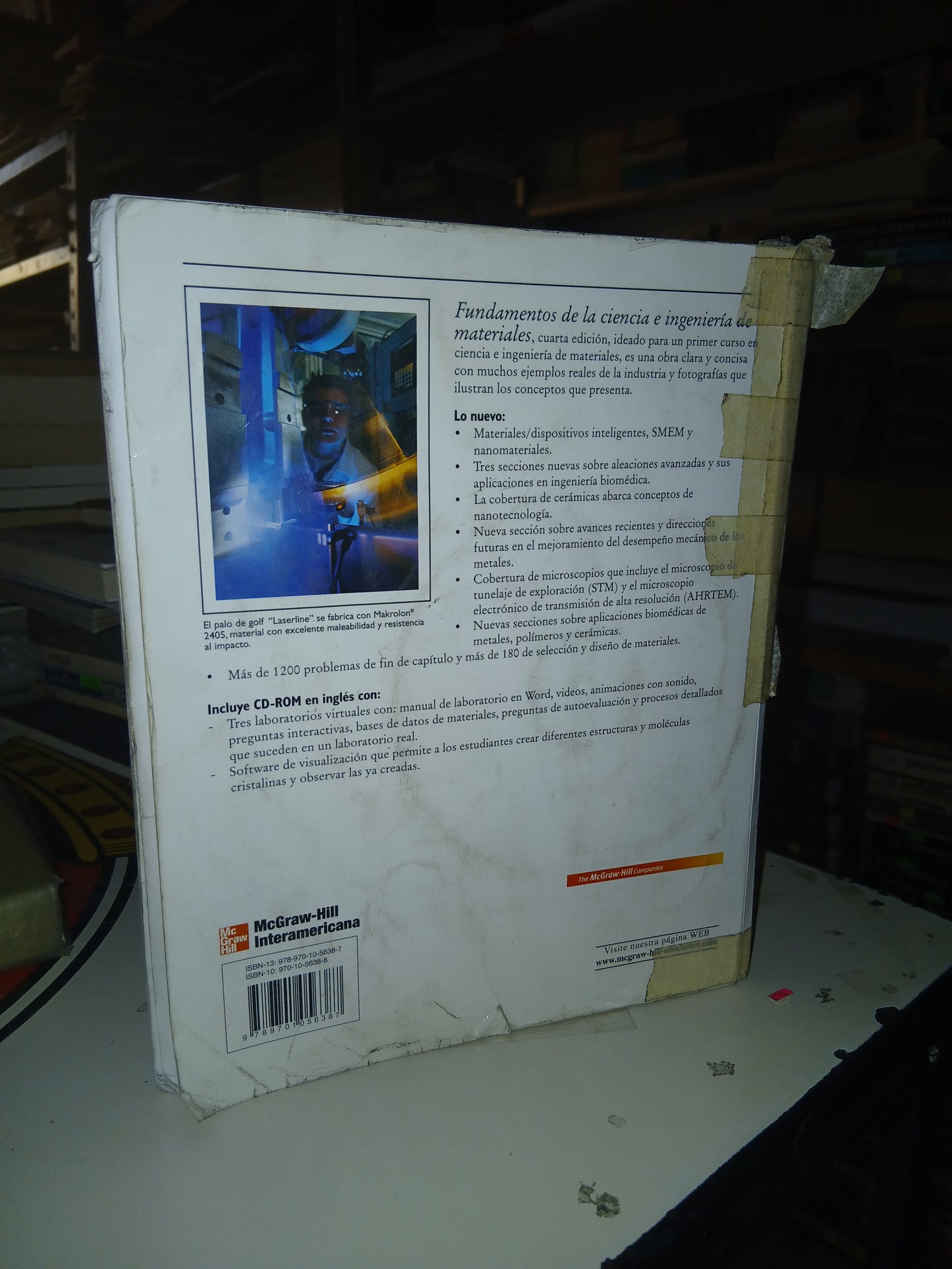 FUNDAMENTOS DE LA CIENCIA E INGENIERÍA DE MATERIALES POR WILLIAM F. SMITH Y JAVED HASHEMI USADO TERMODINÁMICA LITERARIO 207