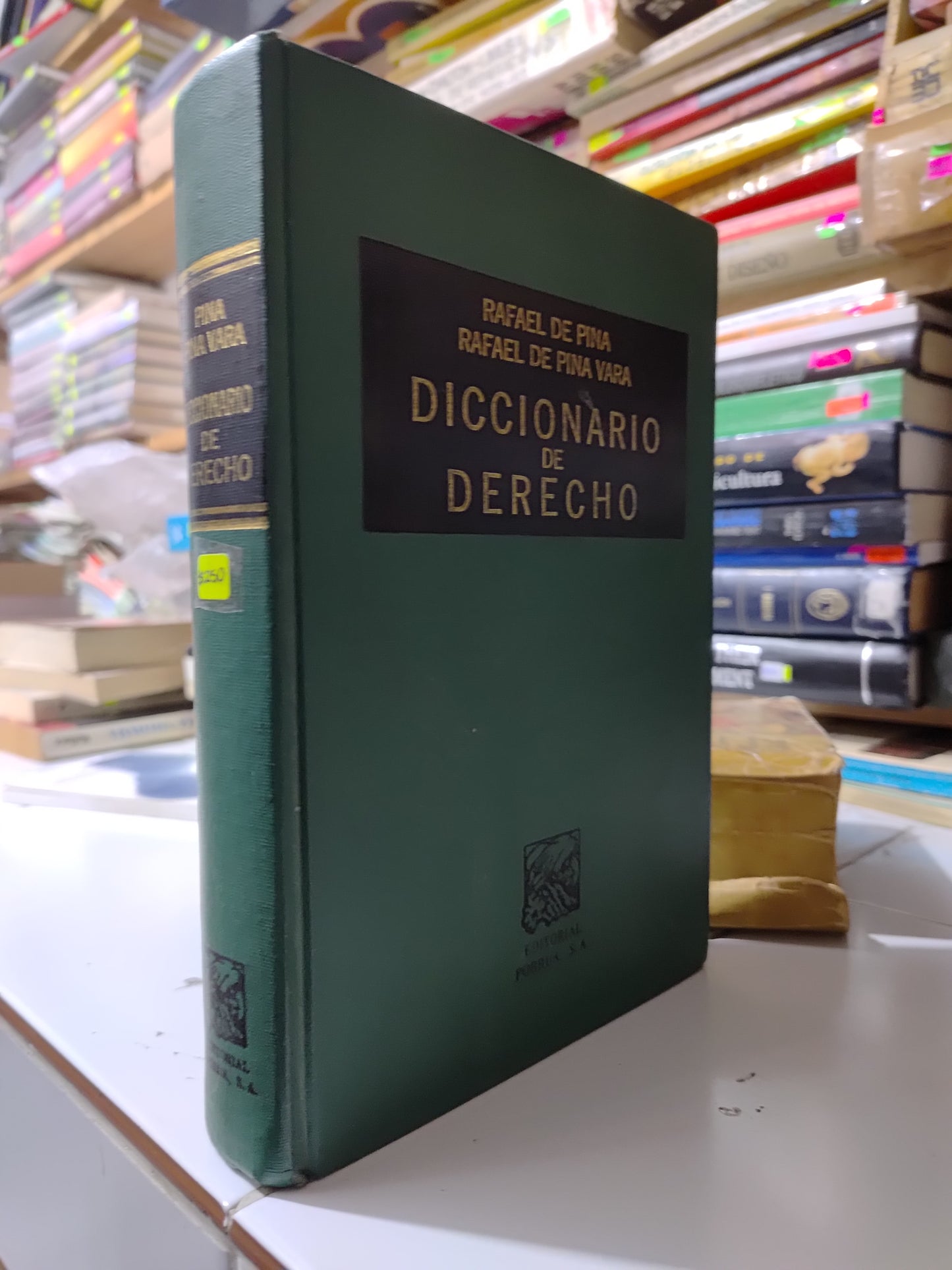 DICCIONARIO DE DERECHO POR RAFAEL DE PINA VARA USADO DERECHO JUAREZ 507