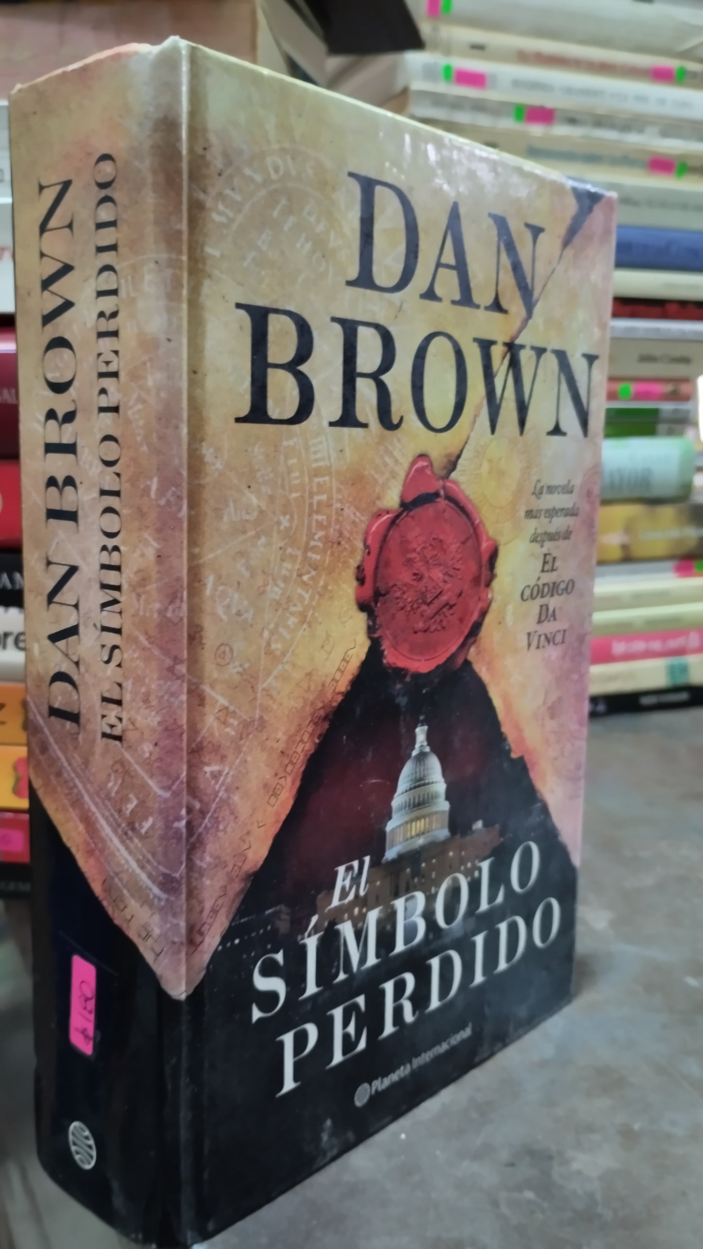 EL SIMBOLO PERDIDO POR DAN BROWN LIBRO USADO NOVELAS ALDAMA