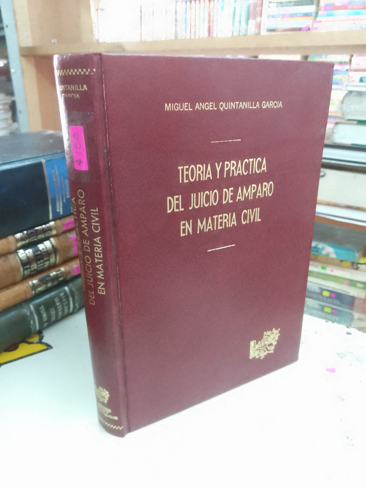 TEORÍA Y PRACTICA DEL JUICIO DE AMPARO EN MATERIA CIVIL POR MIGUEL ANGEL QUINTANILLA GARCÍA USADO DERECHO LITERARIO 207