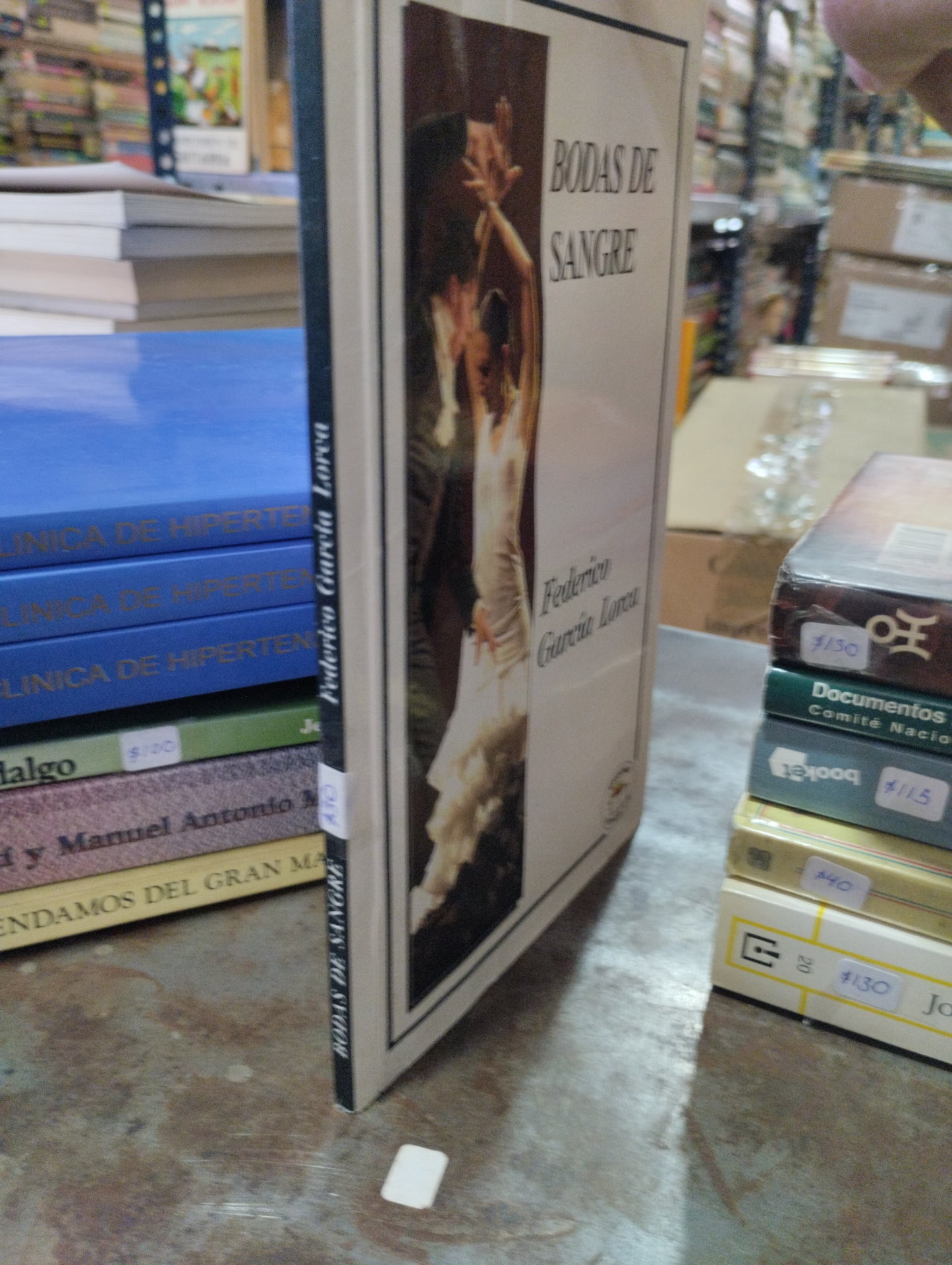 BODAS DE SANGRE POR FEDERICO GARCIA LORCA USADO NOVELAS ALDAMA