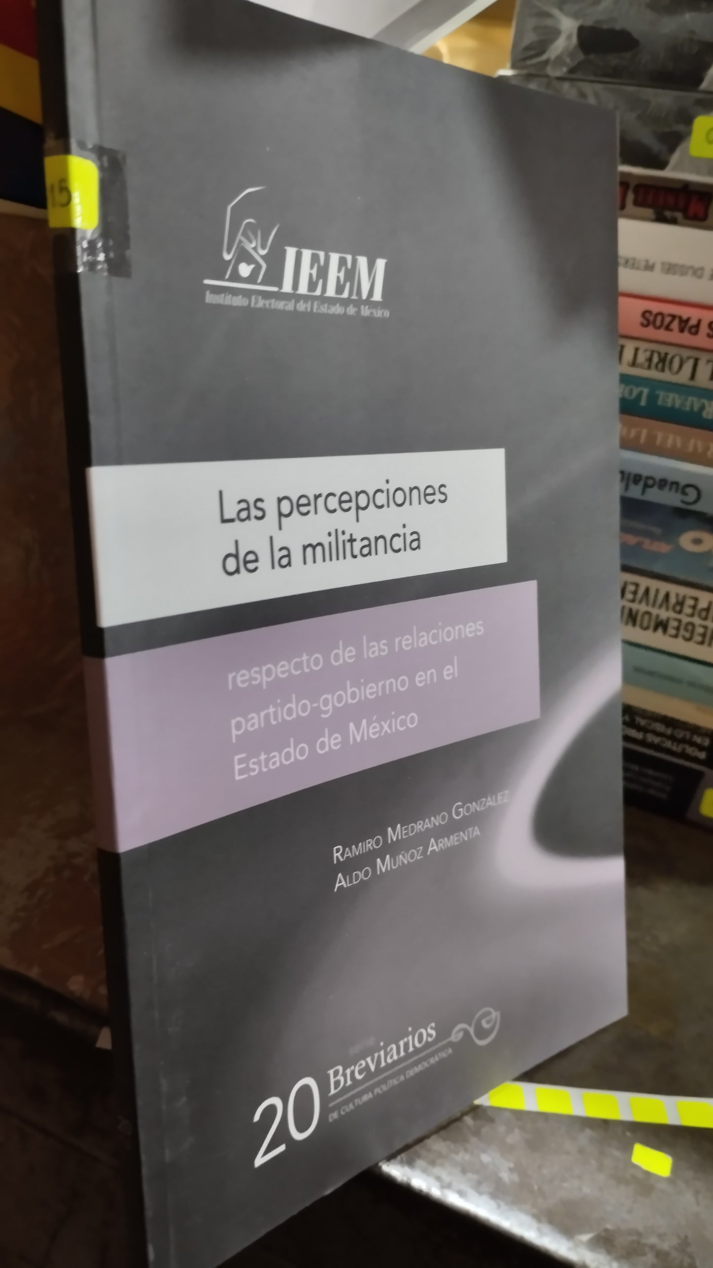 LAS PERCEPCIONES DE LA MILITANCIA POR RAMIRO MEDRANO GONZALEZ LIBRO USADO POLITICA ALDAMA