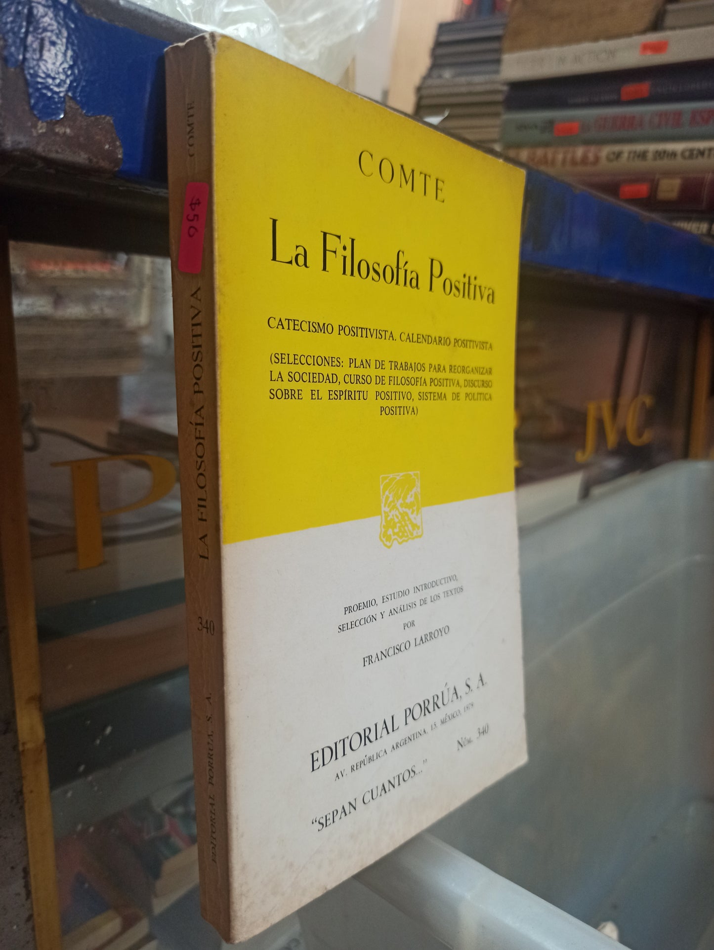 LA FILOSOFIA POSITIVA POR FRANCISCO LARROYO USADO SOCIOLOGÍA ALDAMA