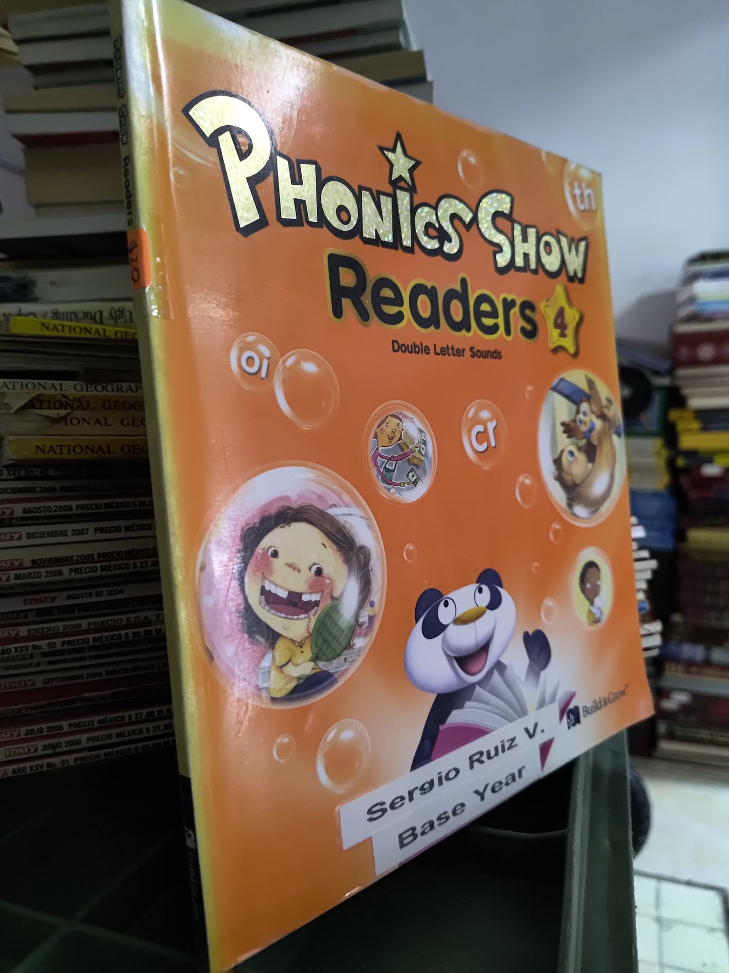 PHONICS SHOW READERS 4 POR EDITORIAL BUILD GROW USADO IDIOMAS JUAREZ 515