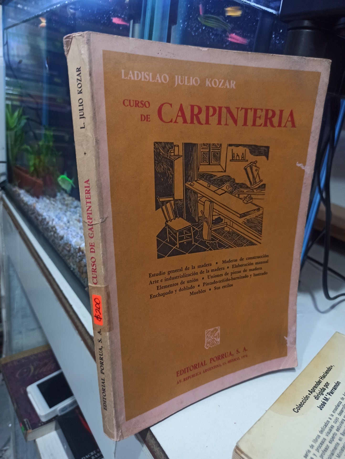CURSO DE CARPINTERIA POR LADISLAO JULIO KOZAR USADO OFICIOS JUÁREZ