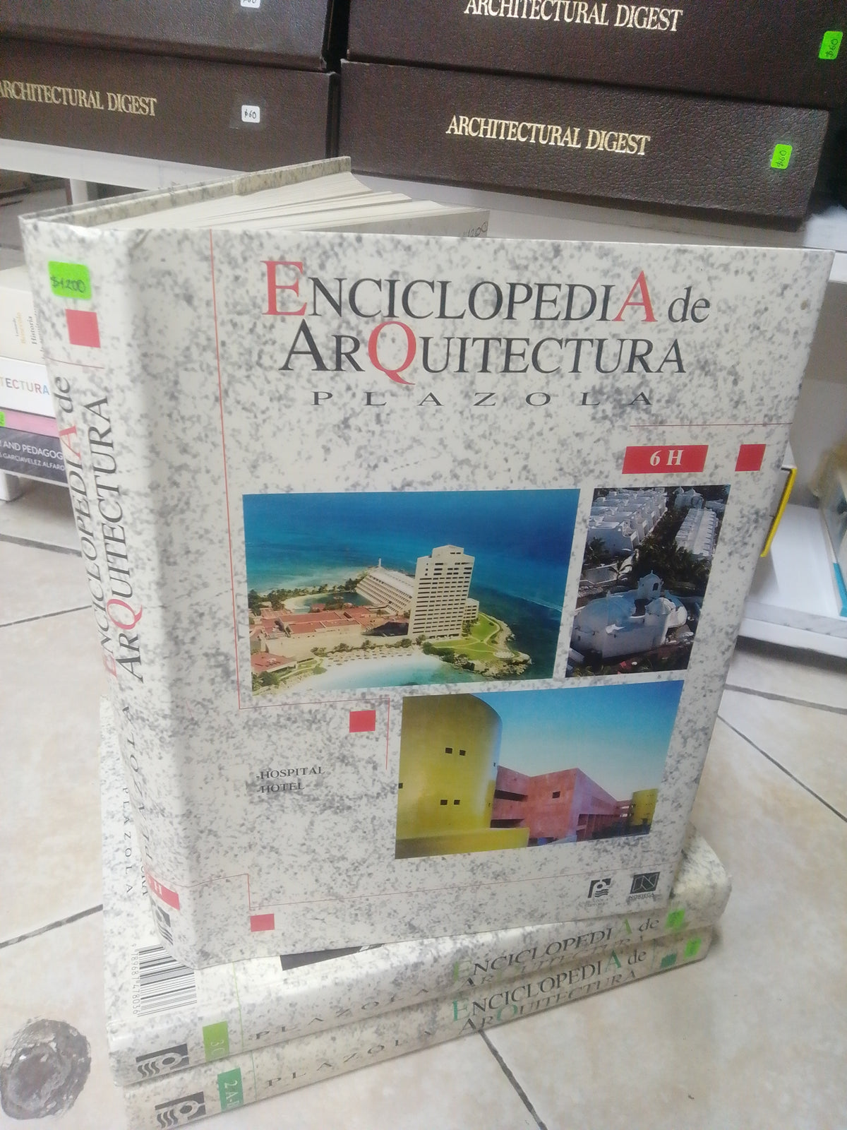 ENCICLOPEDIA DE ARQUITECTURA VOLUMEN 6, POR ALFREDO PLAZOLA, USADO, ARQUITECTURA, JUAREZ 515