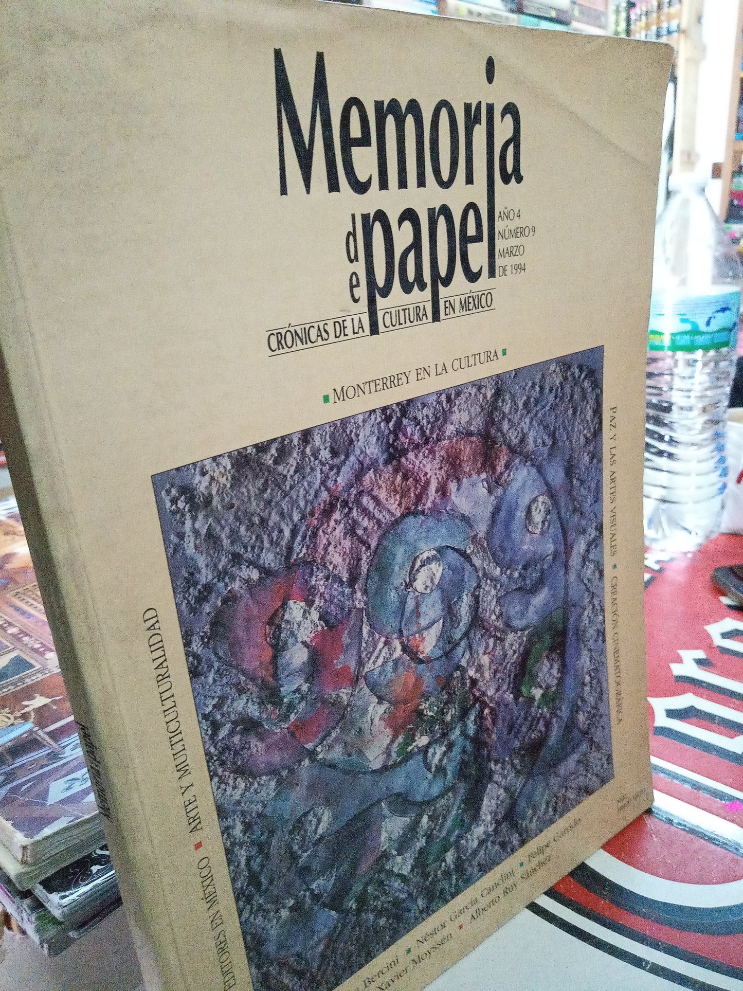 MEMORIA DE PAPEL CRONICAS DE LA CULTURA EN MÉXICO USADO ARTE LITERARIO 207