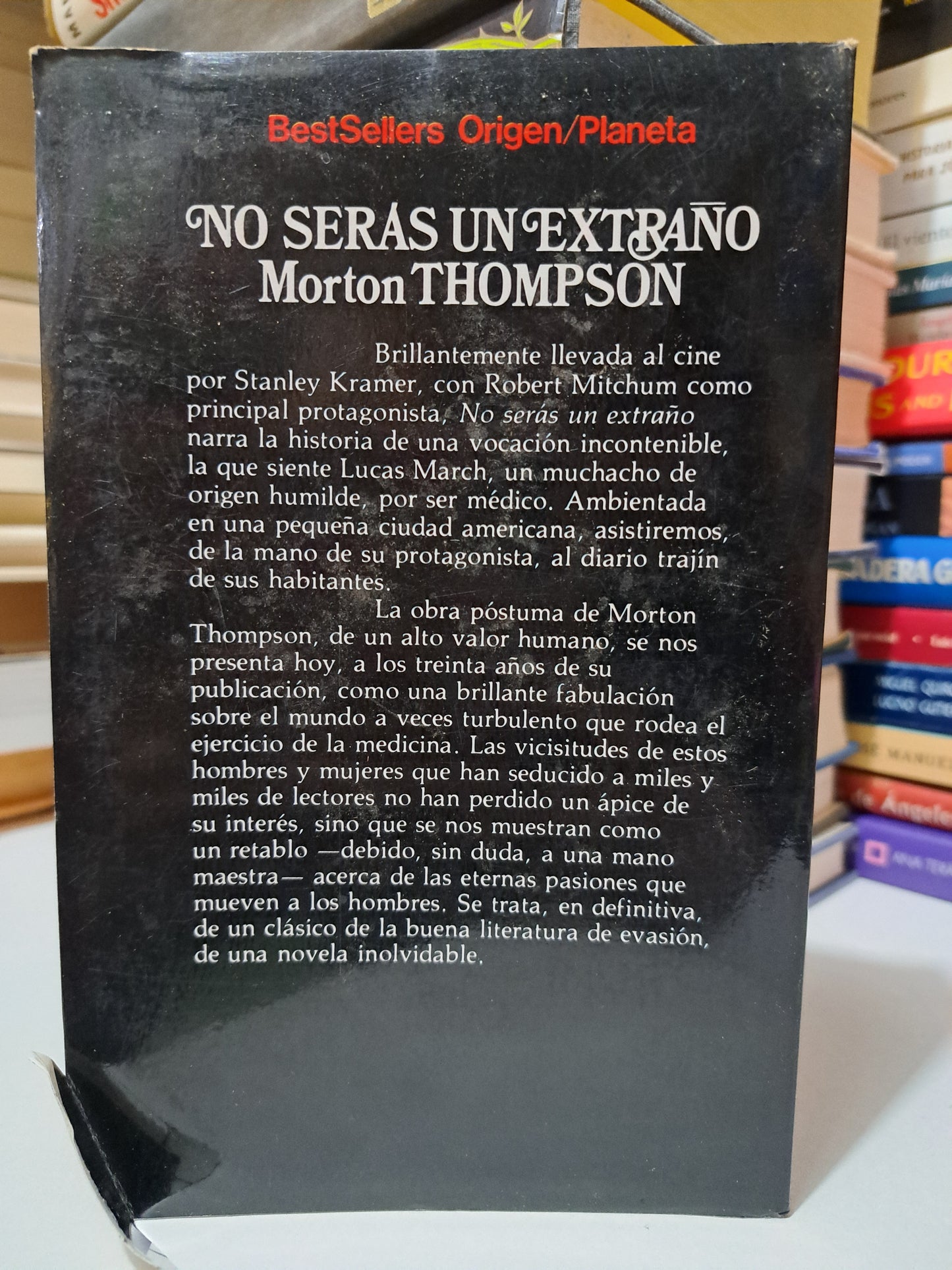 NO SERÁS UN EXTRAÑO II #78 MORTON THOMPSON USADO NOVELA JUÁREZ