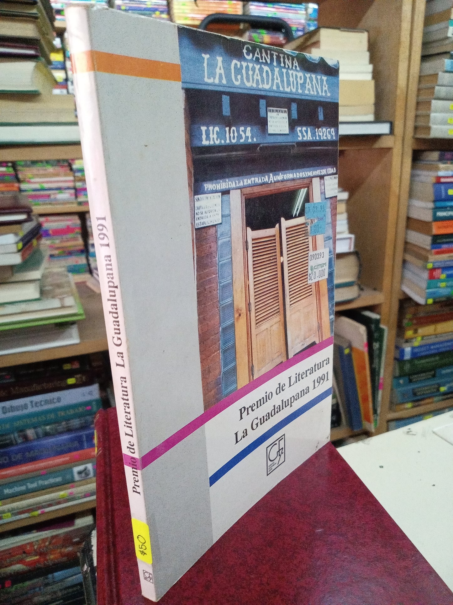 PREMIO DE LITERATURA LA GUADALUPANA 1991 USADO NOVELA LITERARIO 207