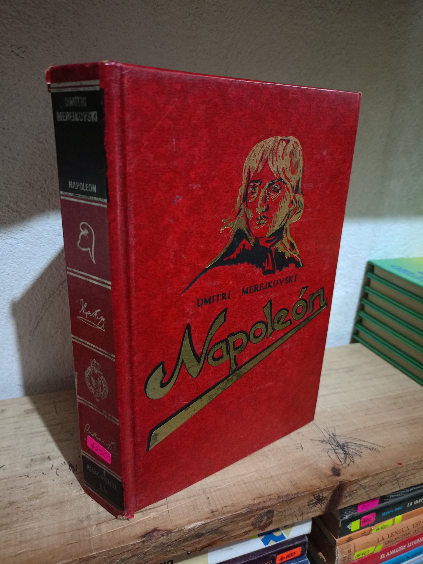 NAPOLEÓN BONAPARTE POR DMITRI MEREJKOVSKI USADO HISTORIA LITERARIO 305