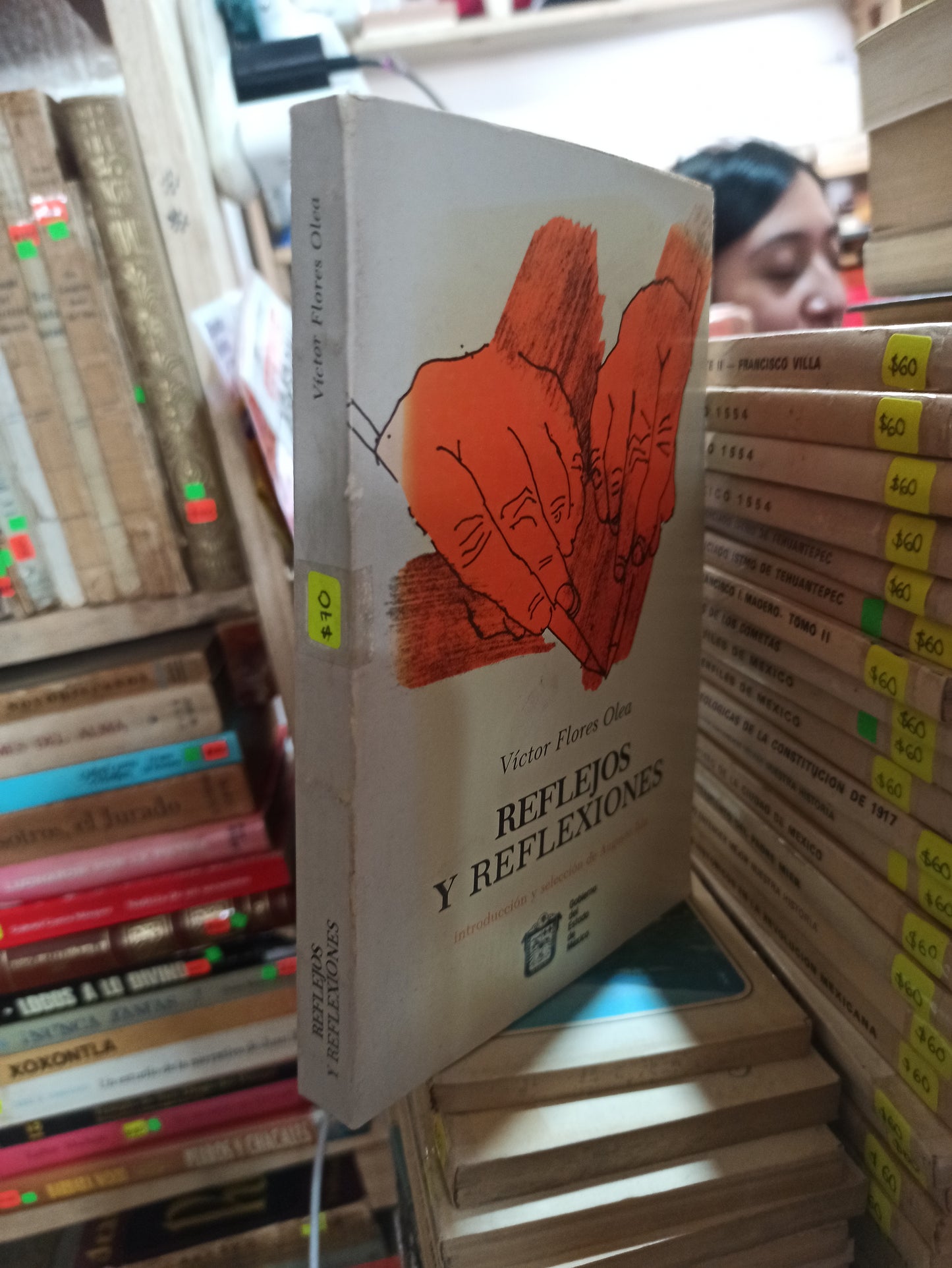 REFLEJOS Y REFLEXIONES POR VICTOR FLORES OLEA USADO HISTORIA ALDAMA