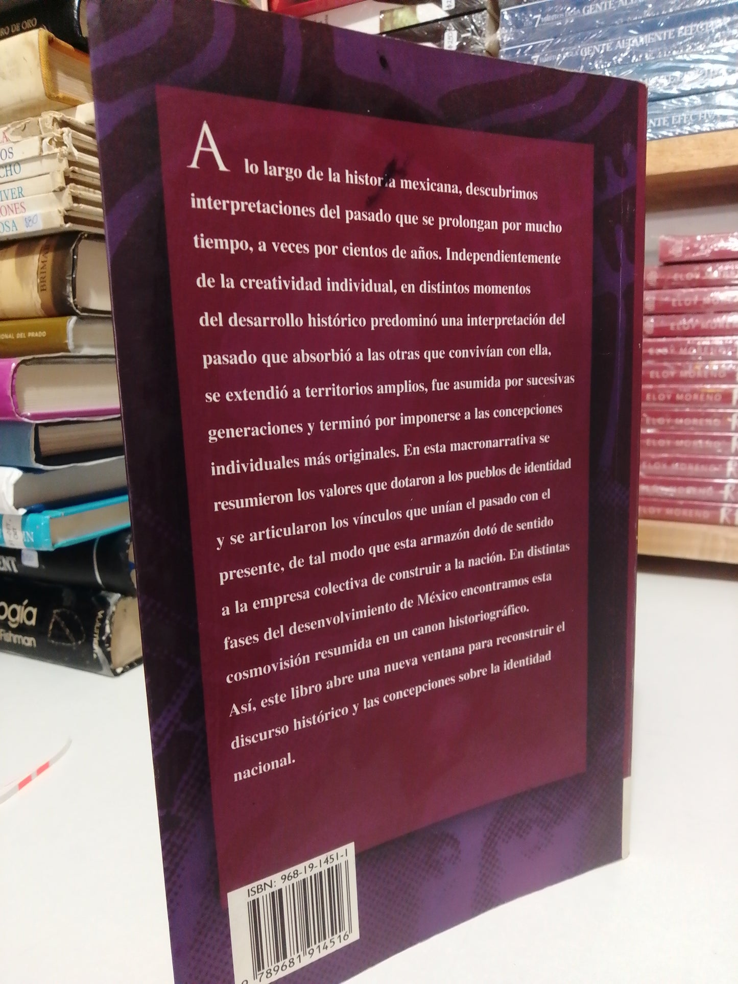 HISTORIA DE LAS HISTORIAS DE LA NACION MEXICANA POR ENRIQUE FLORESCANO USADO HISTORIA JUAREZ