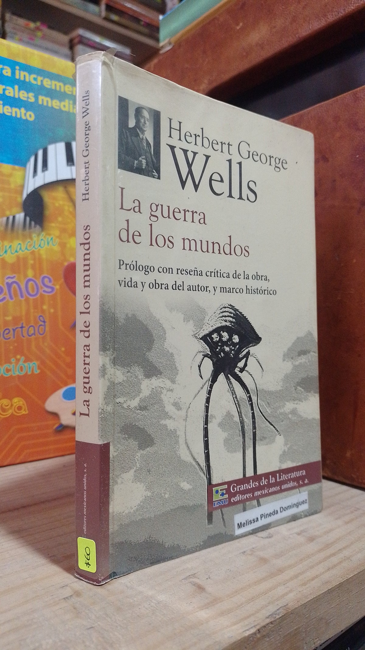 LA GUERRA DE LOS MUNDOS POR HERBERT GEORGE WELLS USADO NOVELA ALDAMA