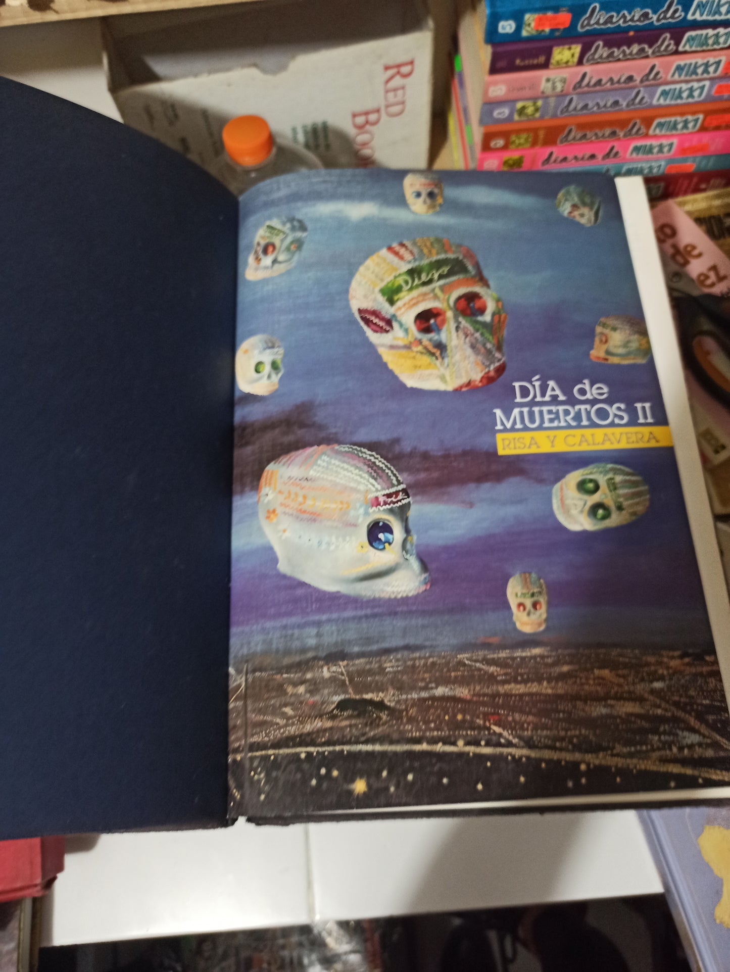 DIA DE MUERTOS 2 RISA Y CALAVERA USADO ARTES JUÁREZ