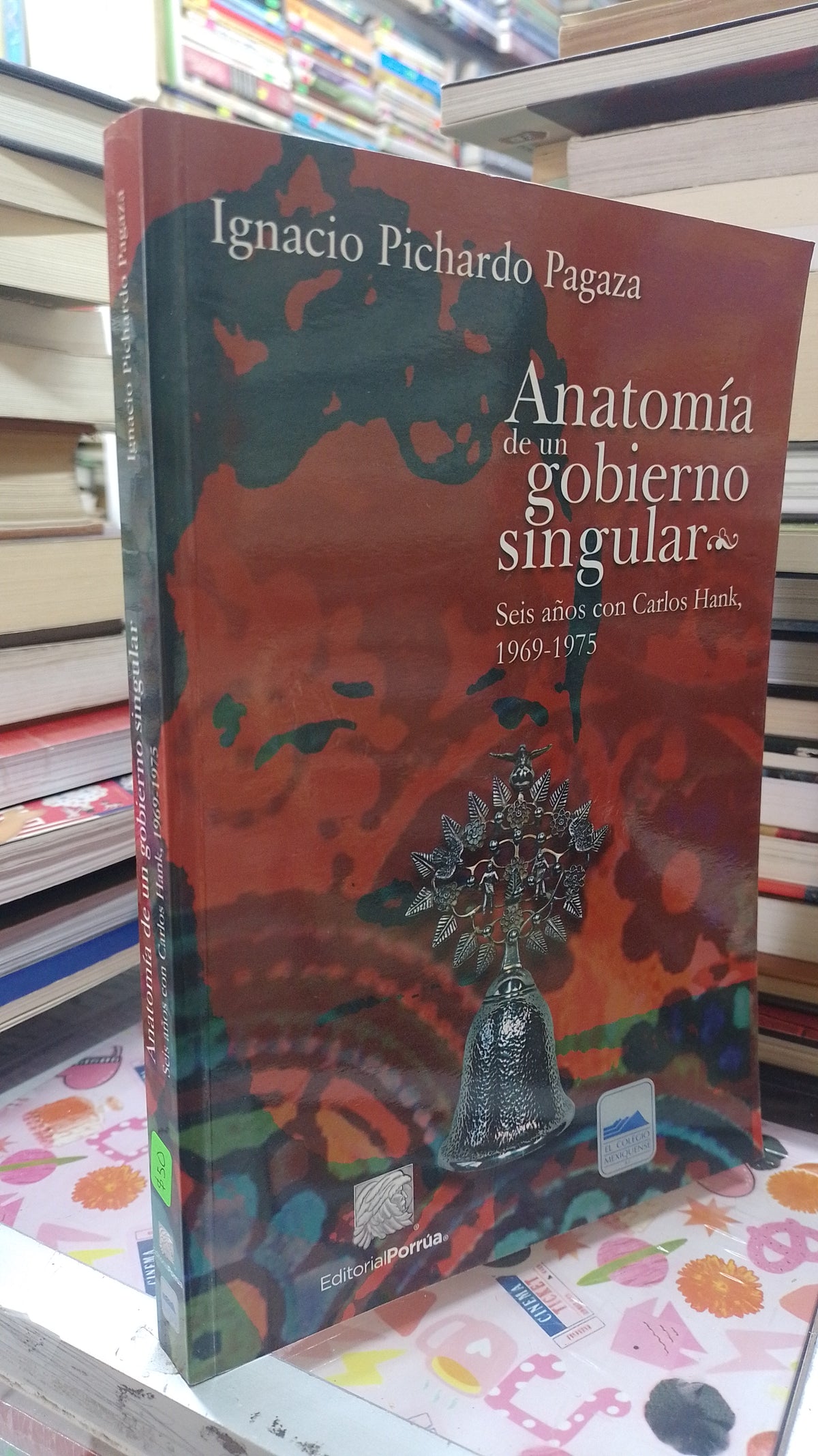 ANATOMIA DE UN GOBIERNO SINGULAR SEIS AÑOS CON CARLOS HANK 1969 1975 POR IGNACIO PICHARDO PAGAZA USADO HISTORIA JUAREZ 207