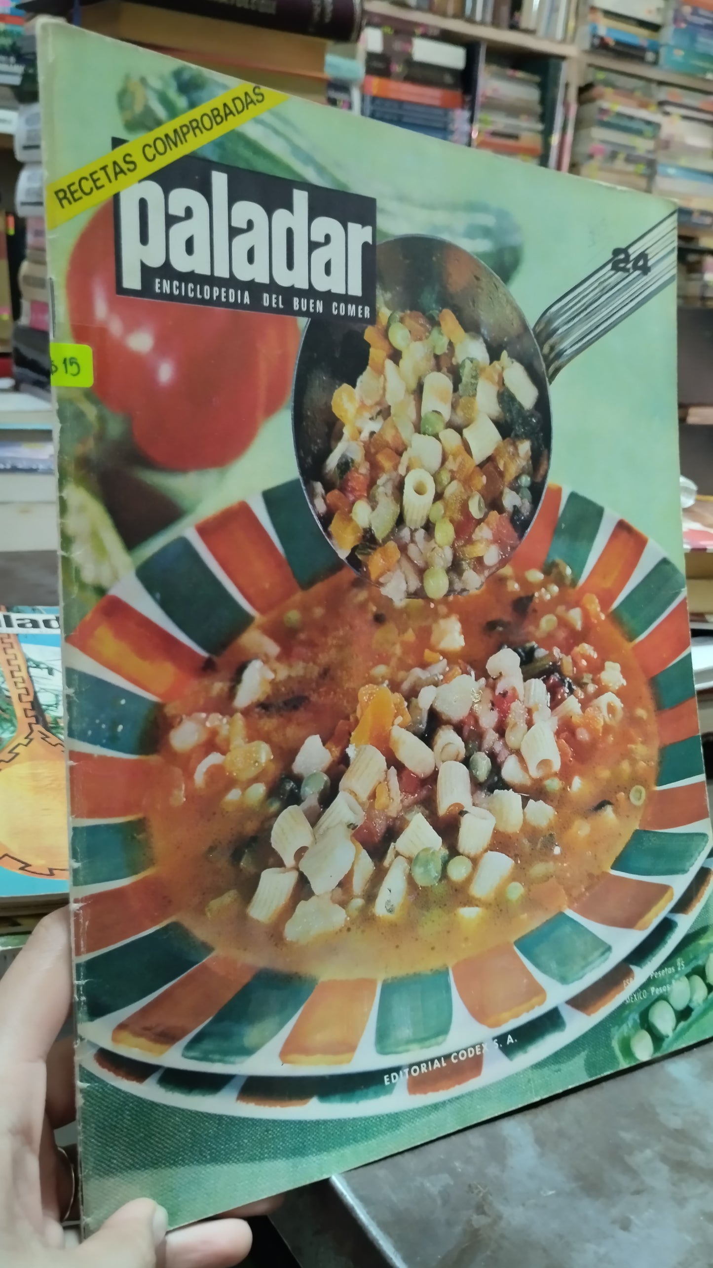 PALADAR RECETAS COMPROBADAS 24 LIBRO USADO COCINA ALDAMA