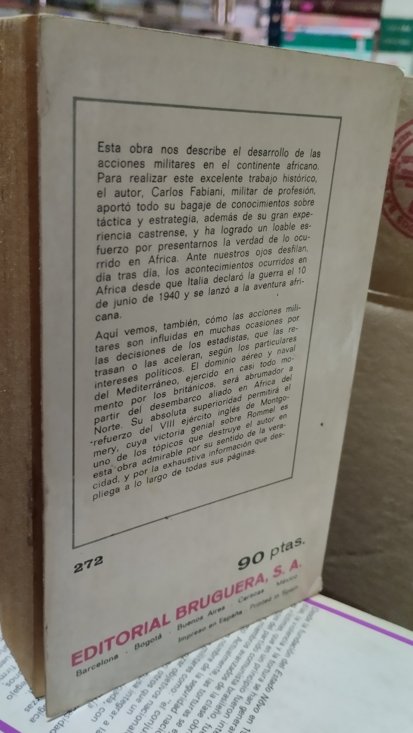DE MADAGASCAR A TUNEZ POR CARLOS FABIANI LIBRO USADO HISTORIA ALDAMA