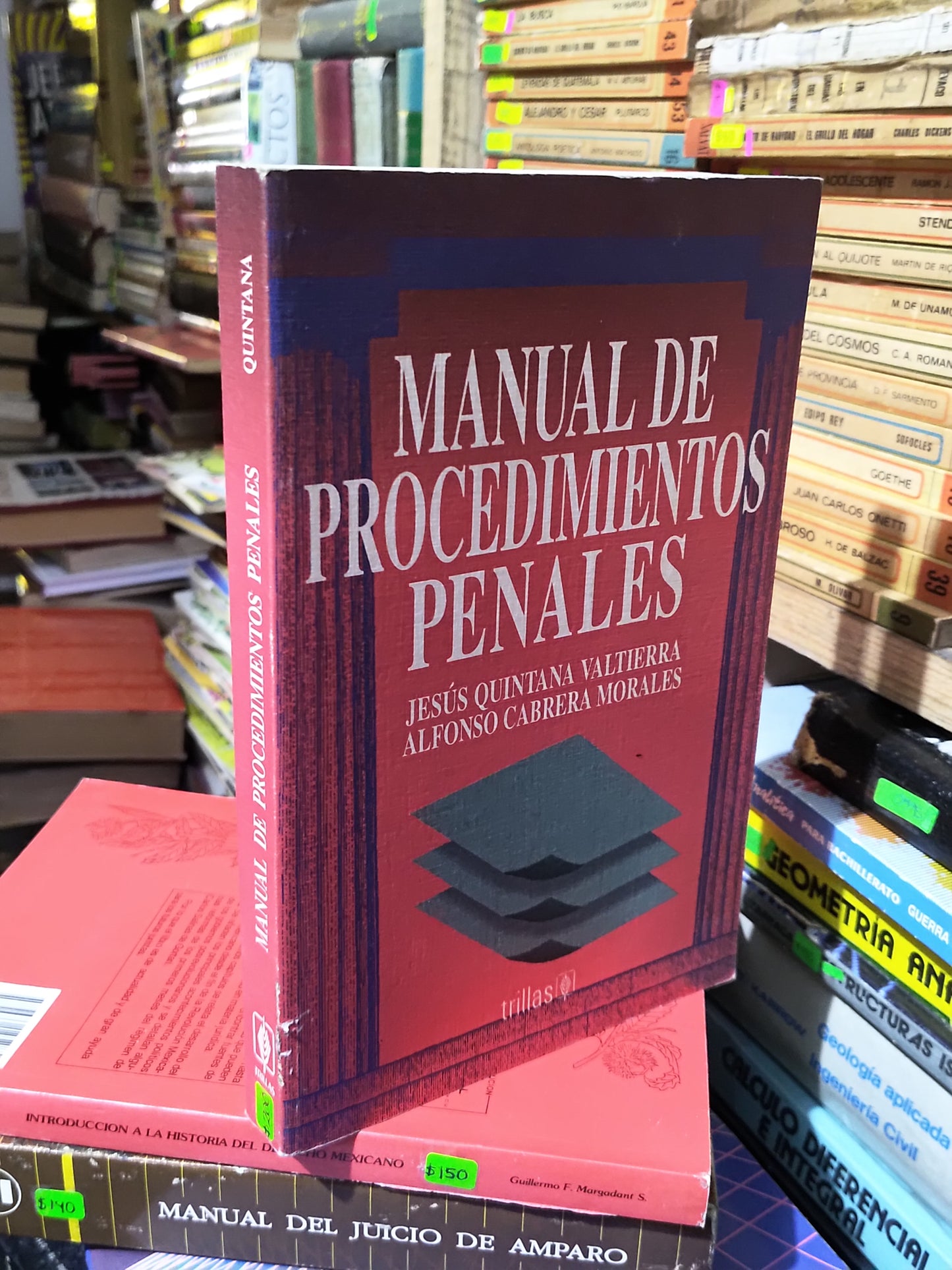 MANUAL DE PROCEDIMIENTOS PENALES POR JESUS QUINTANA VALTIERRA USADO DERECHO JUAREZ 507