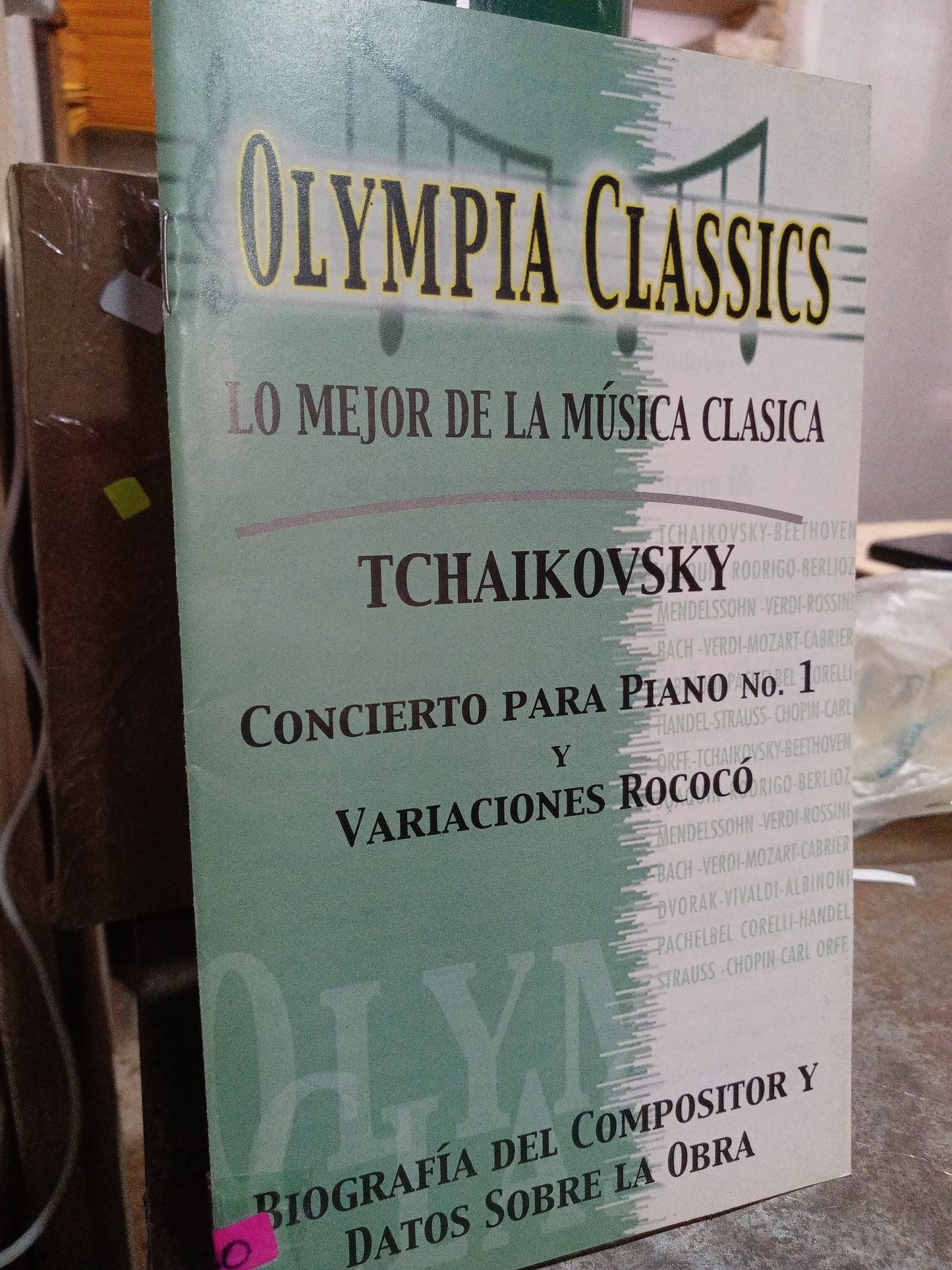 OLYMPIA CLASSICS TCHAIKOVSKY CONCIERTO PARA PIANO USADO MUSICA ALDAMA