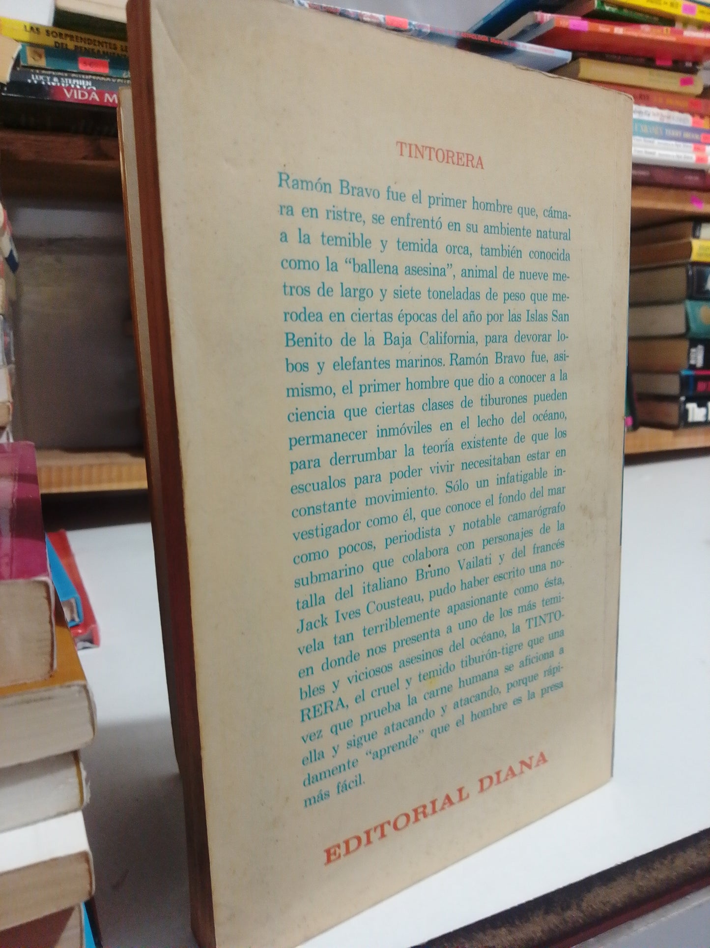 TINTORERA POR RAMON BRAVO USADO NOVELA JUÁREZ