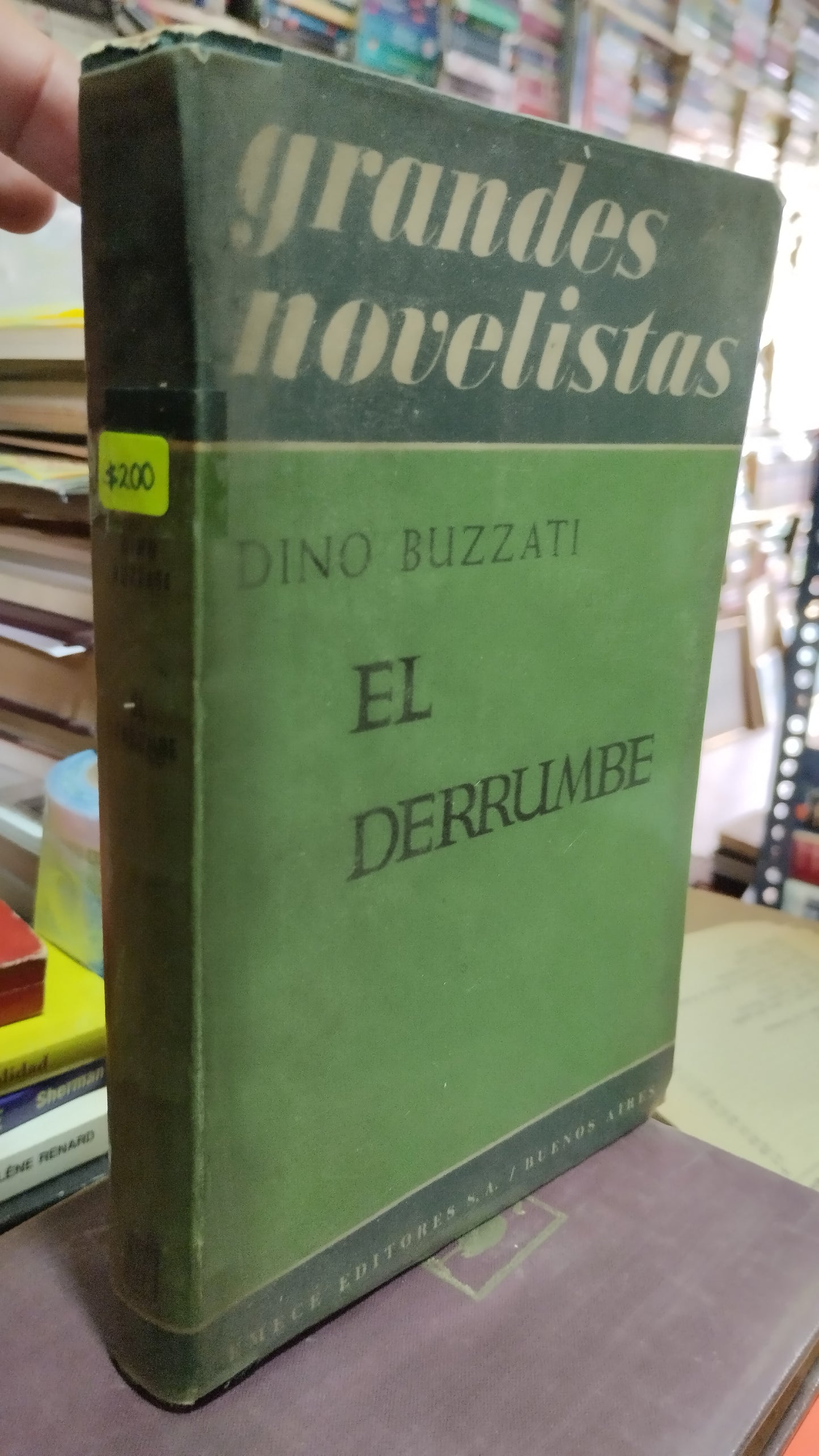 EL DERRUMBE 1955 POR DINO BUZZATI LIBRO USADO ANTIGUO ALDAMA