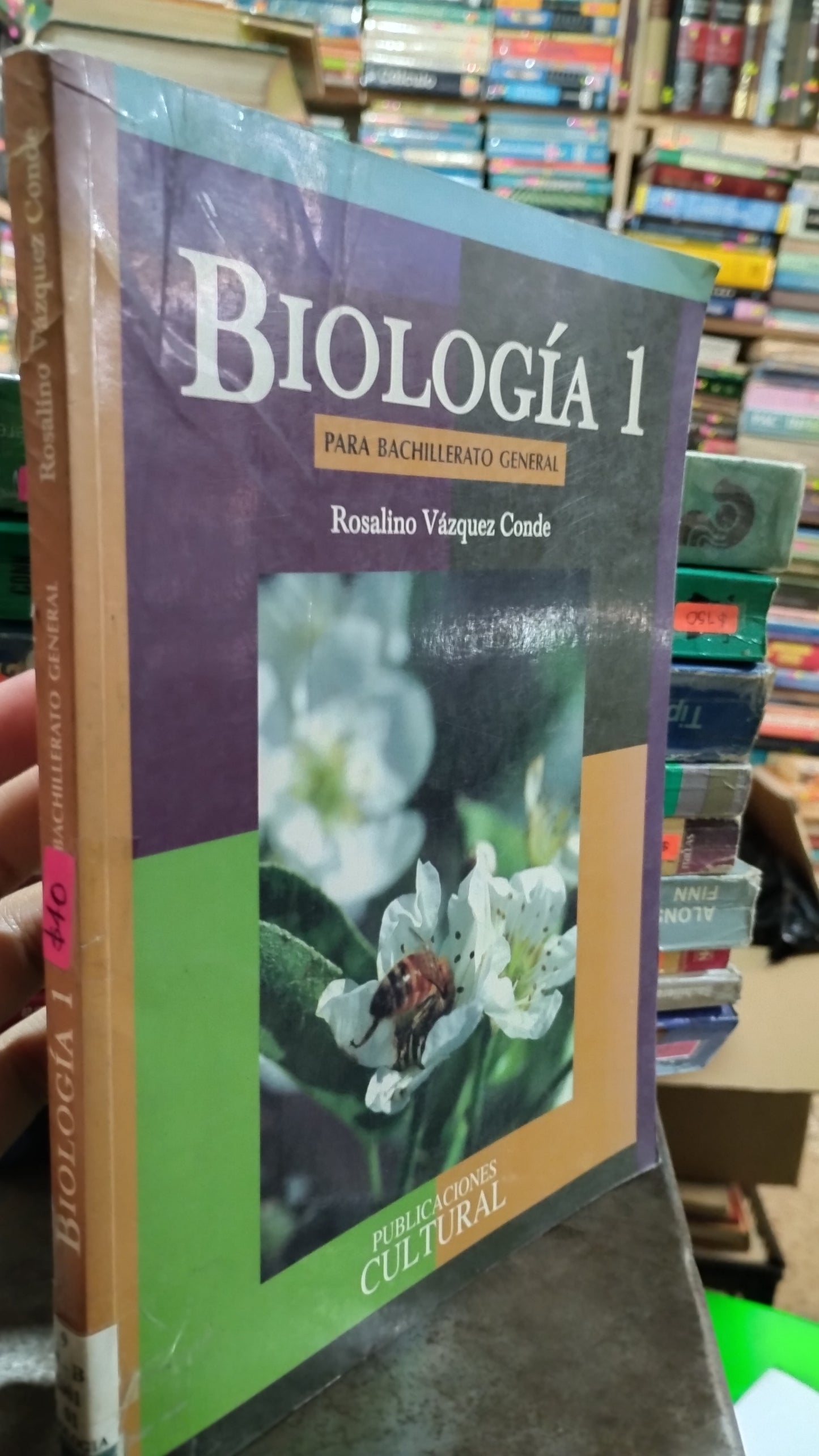 BIOLOGIA 1 POR ROSALINO VAZQUEZ CONDE LIBRO USADO BIOLOGIA ALDAMA