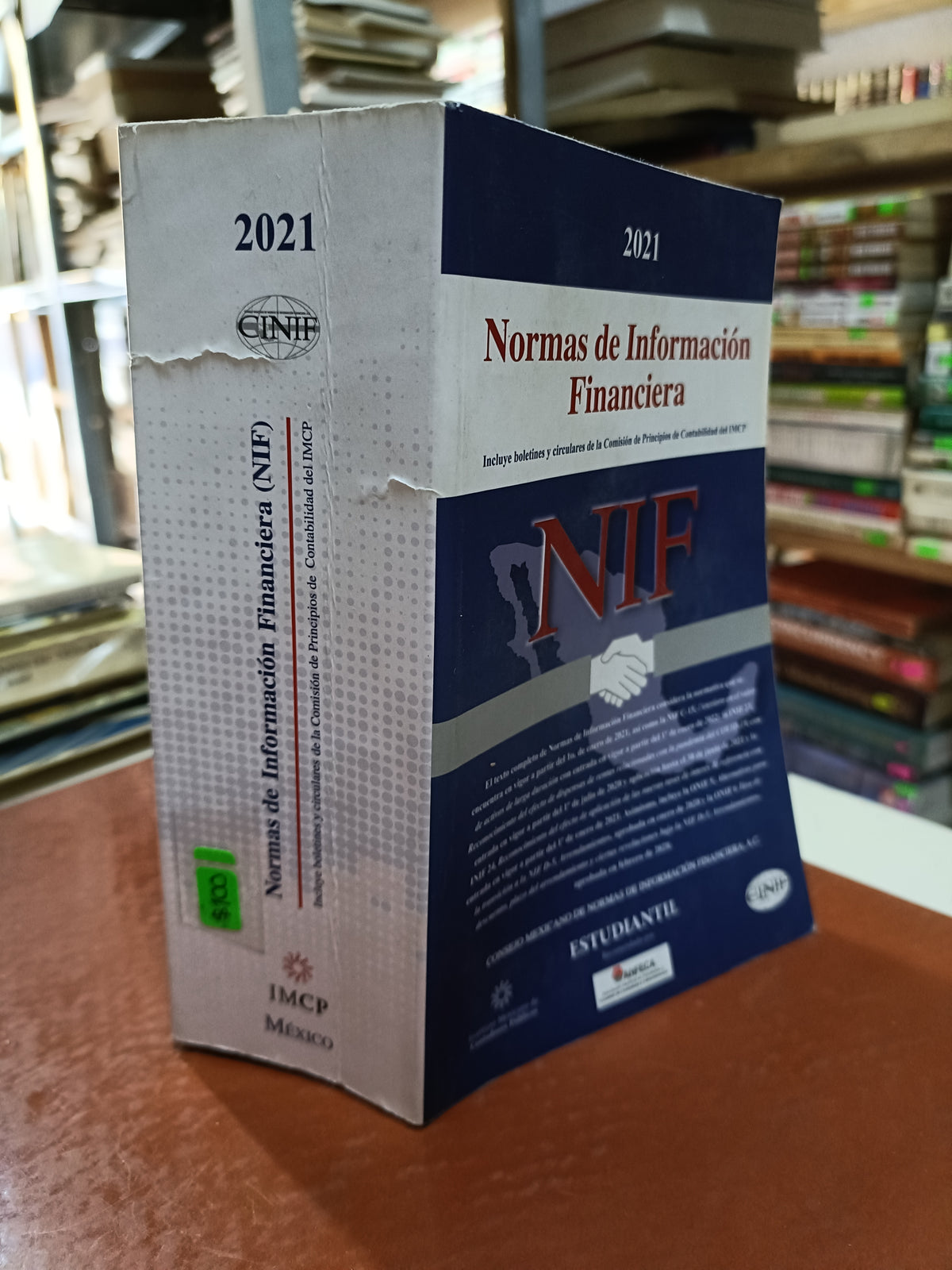 NORMAS DE INFORMACION FINANCIERA NIF 2021 USADO ADMINISTRACION LITERARIO 207