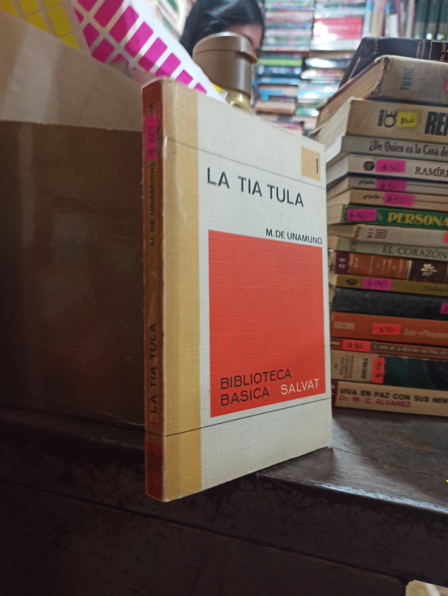 LA TIA TULA POR M. DE UNAMUNO USADO NOVELAS ALDAMA