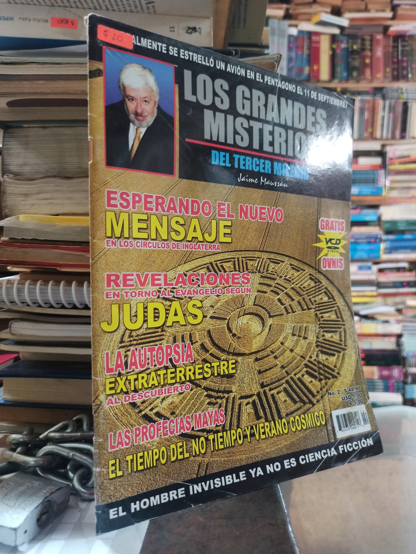 LOS GRANDES MISTERIOS DEL TERCER MILENIO ESPERANDO EL NUEVO MENSAJE POR JAIME MAUSSAN USADO ESOTERISMO ALDAMA