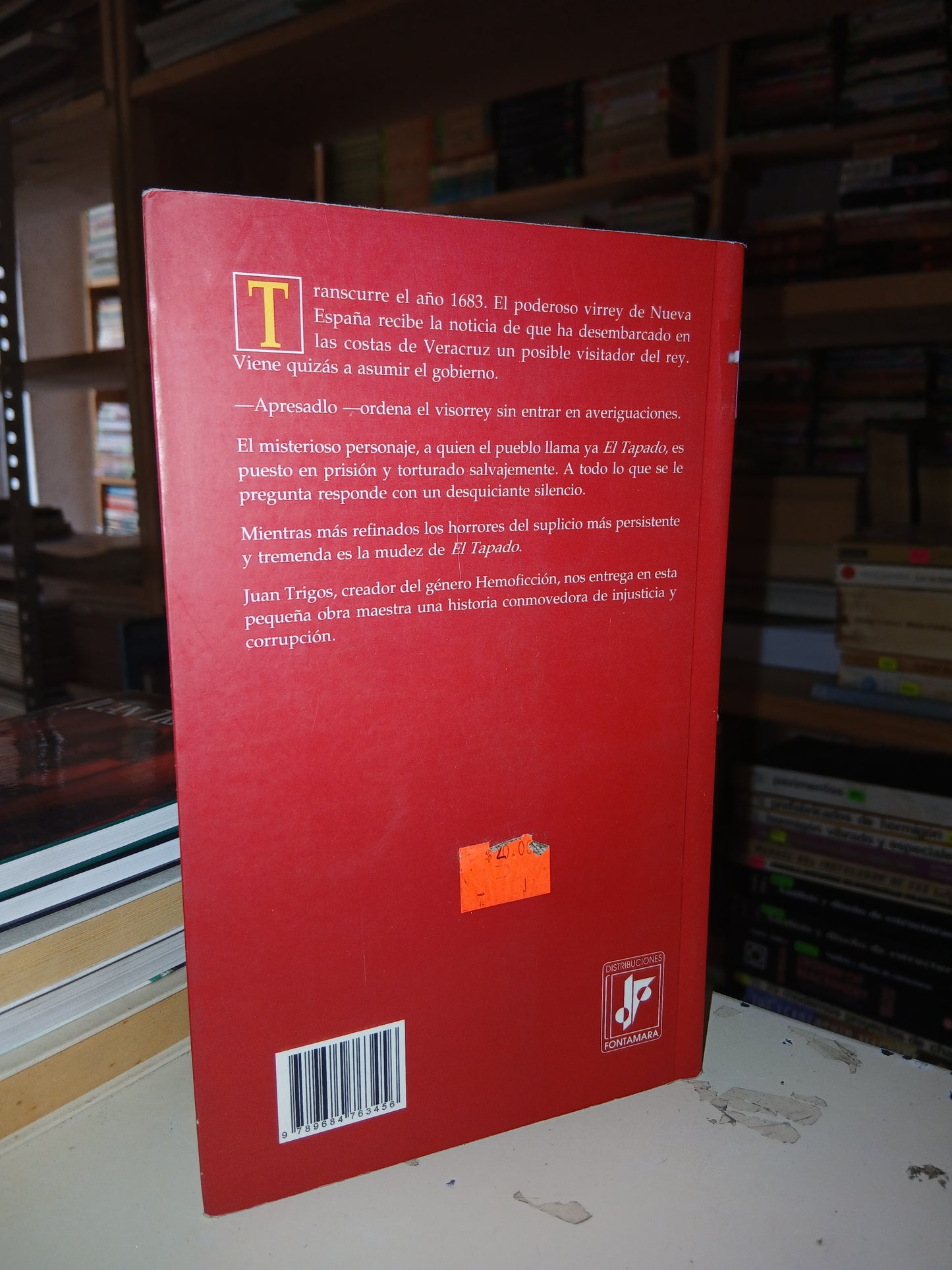 EL TAPADO POR JUAN TRIGOS USADO NOVELA LITERARIO 207